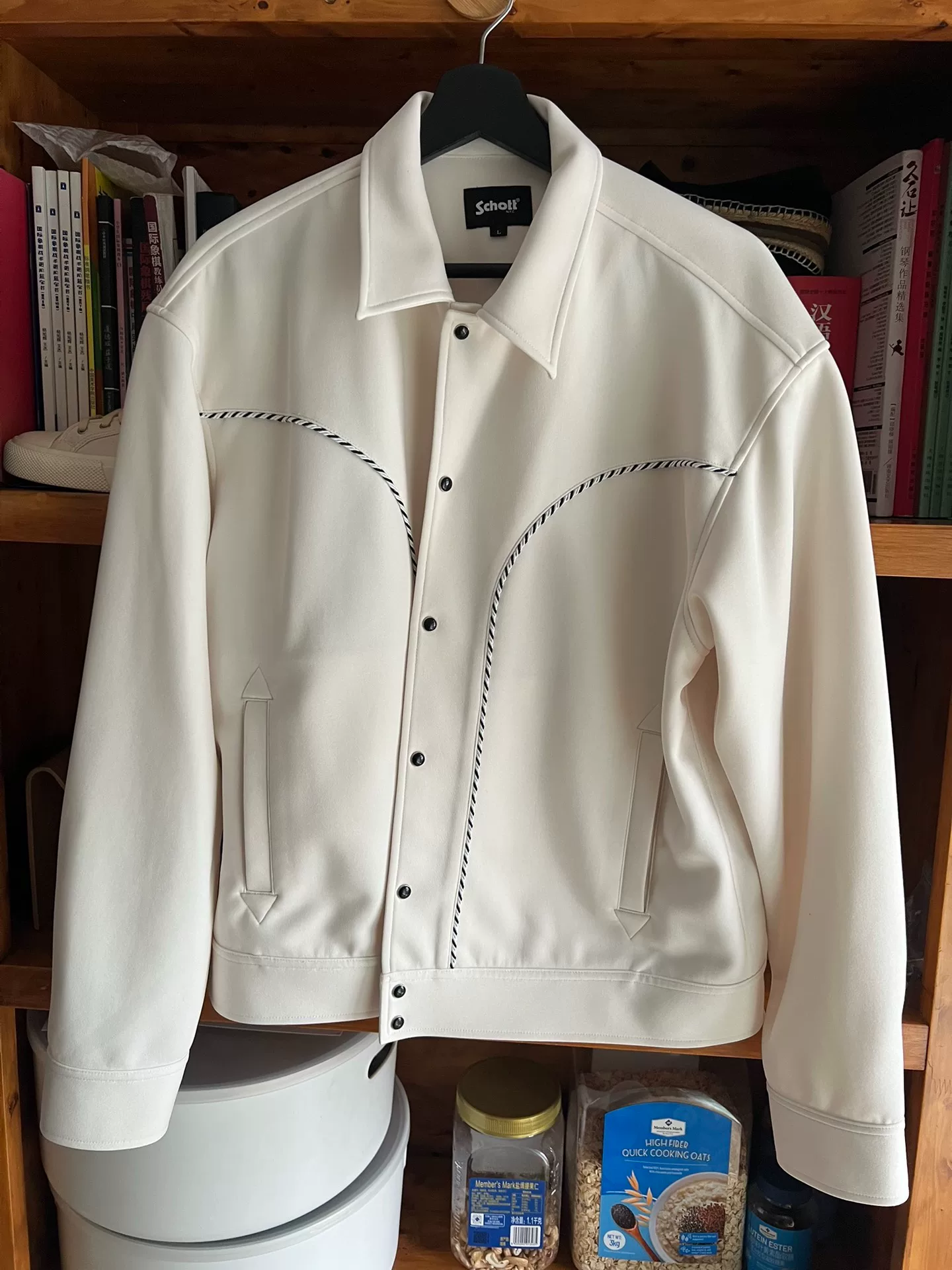 Schott Retro Gemstone Button Casual Set — detail