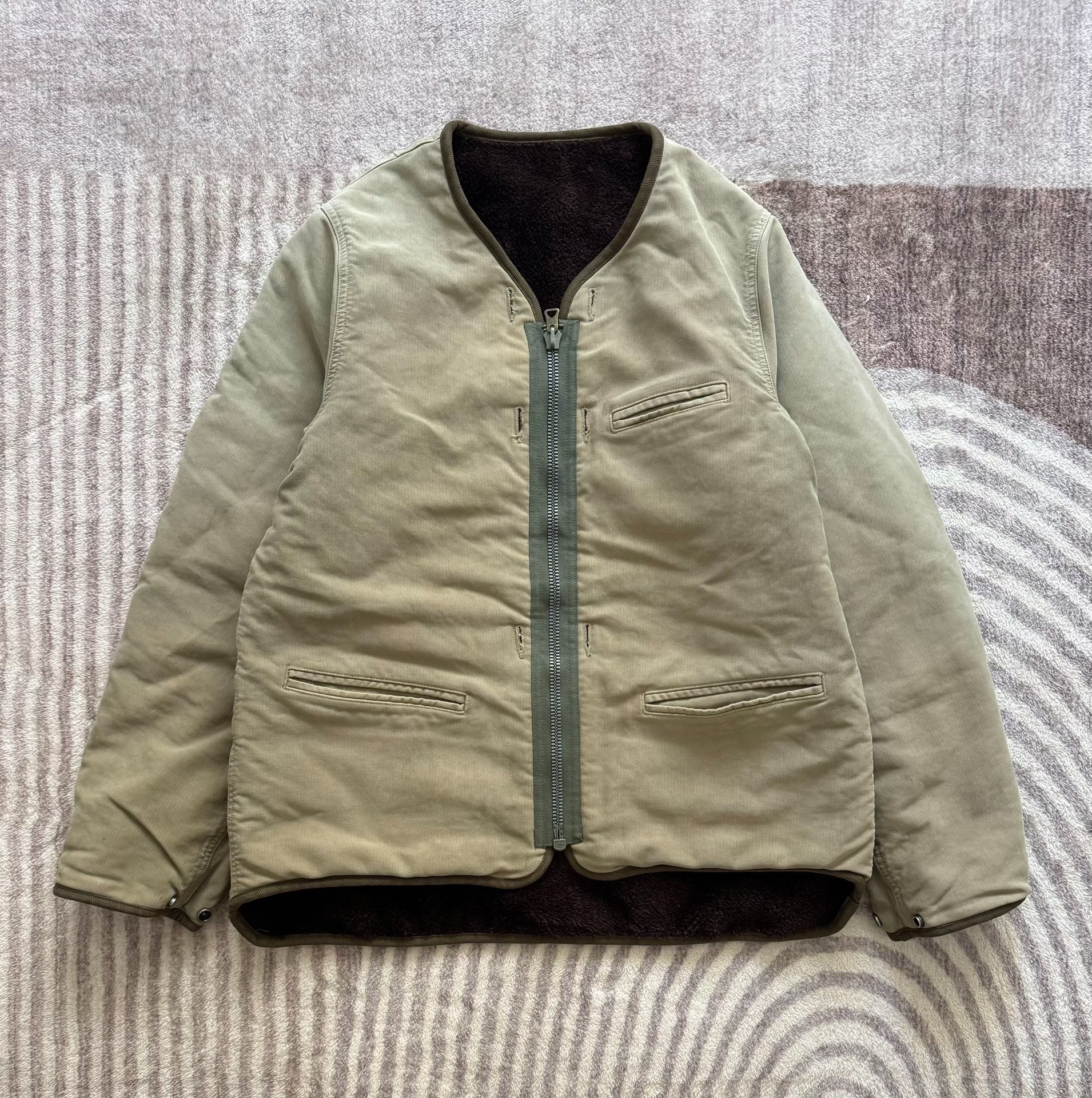 VISVIM 22AW Reversible Military Liner Jacket