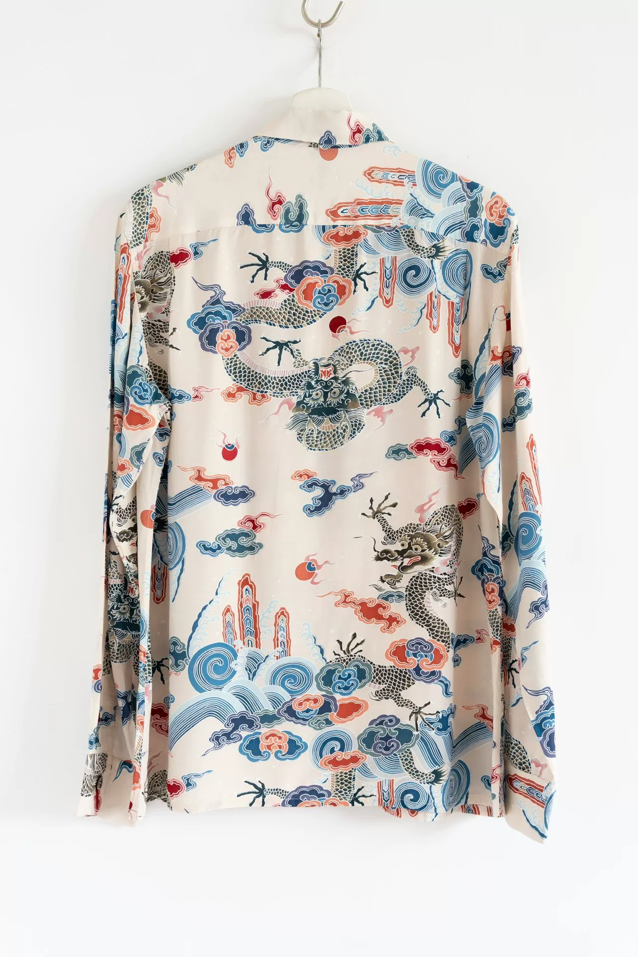 Yohji Yamamoto 00s Dragon Print Shirt — front