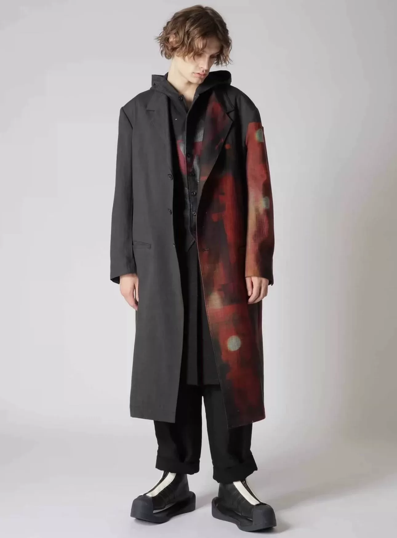 Yohji Yamamoto 23SS Abstract Coat — front