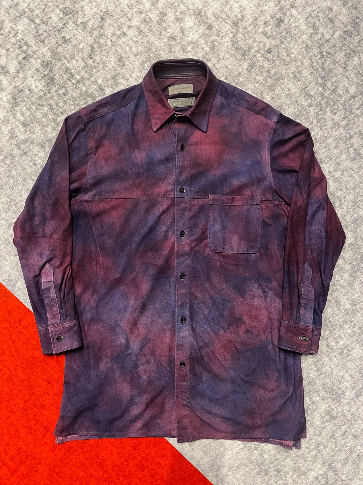 Yohji Yamamoto X Backlash 22SS Leather Shirt