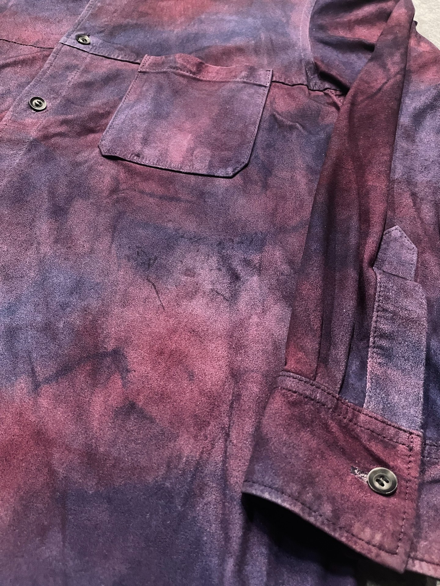 Yohji Yamamoto X Backlash 22SS Leather Shirt — back