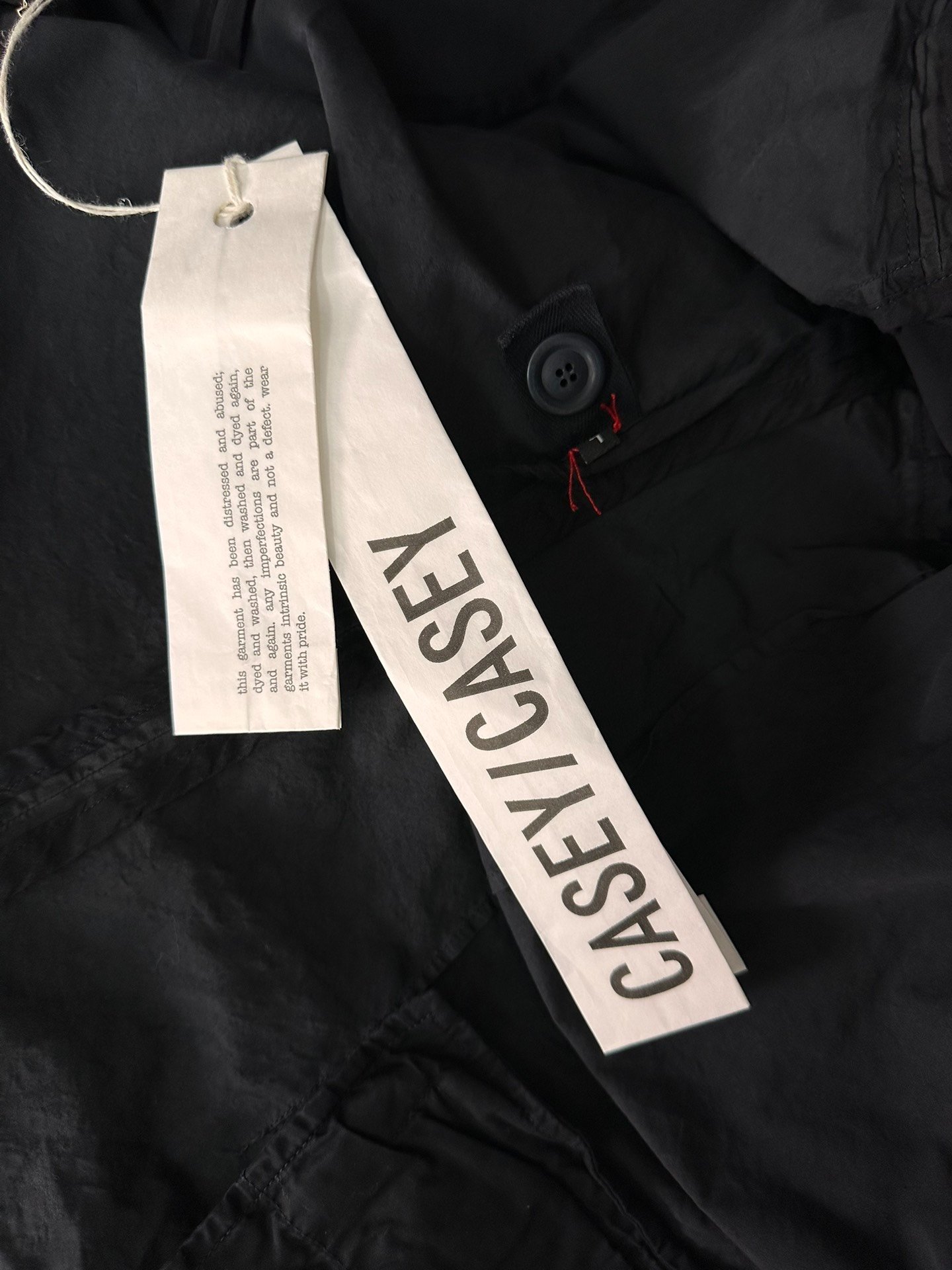 CASEY CASEY Y Jacket 23HV377 — label