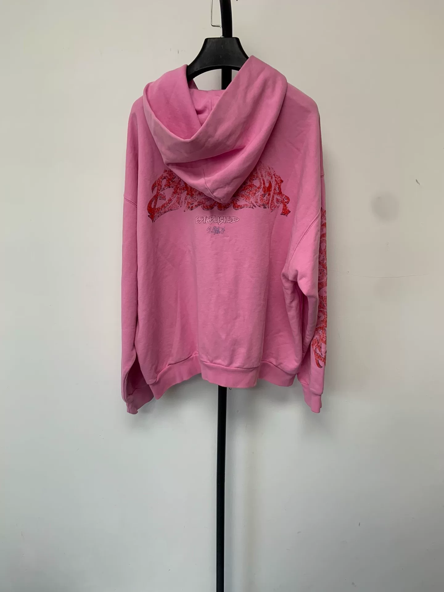 Balenciaga Disaster Flame Zip Hoodie