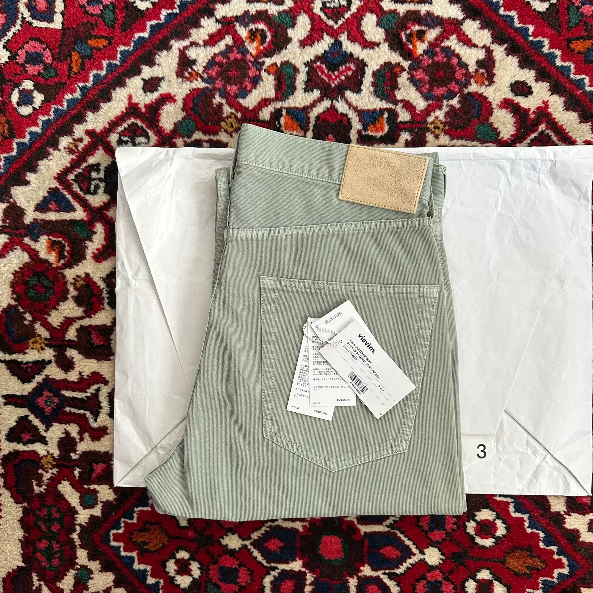 VISVIM 23SS FLUXUS 01 DMGD Trousers