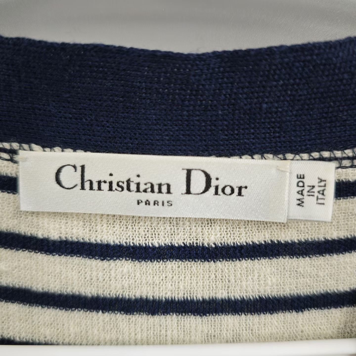 Dior Logo Star Back Cardigan — detail