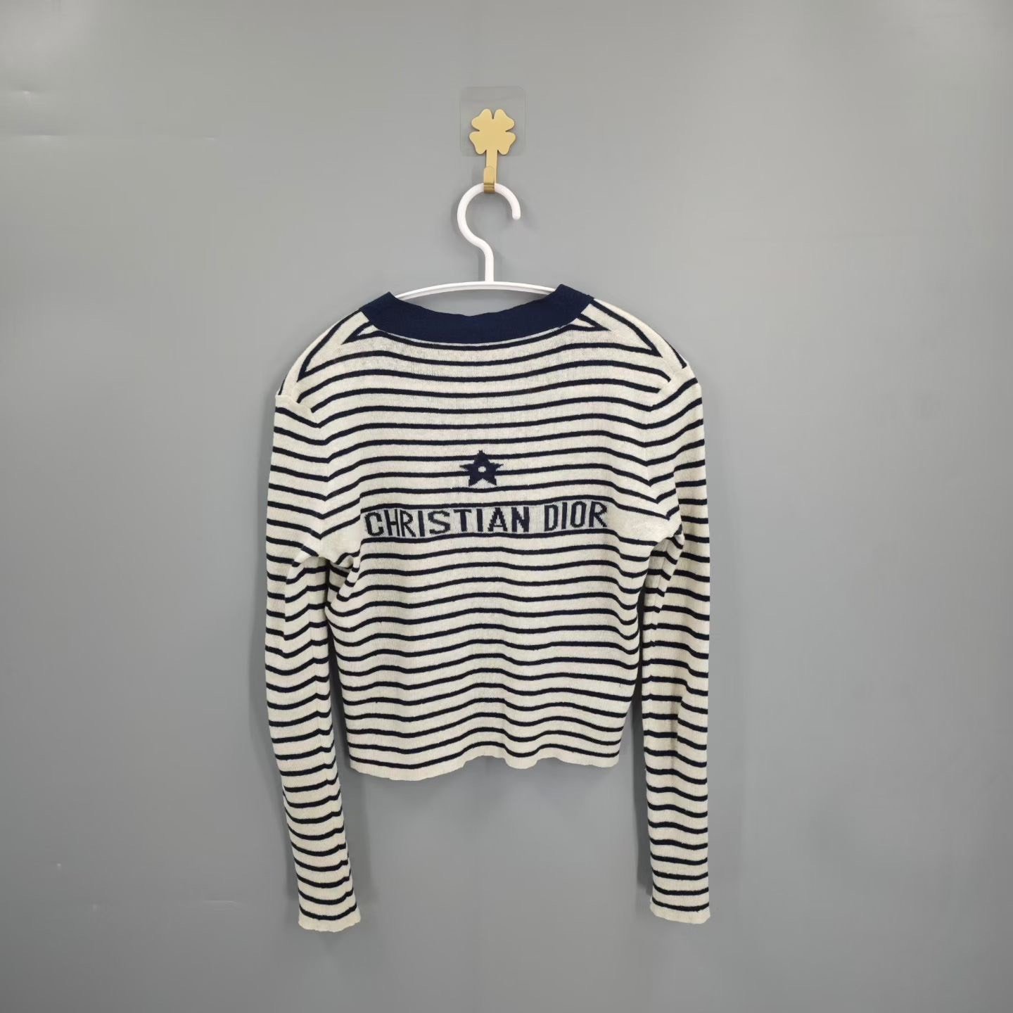 Dior Logo Star Back Cardigan — front