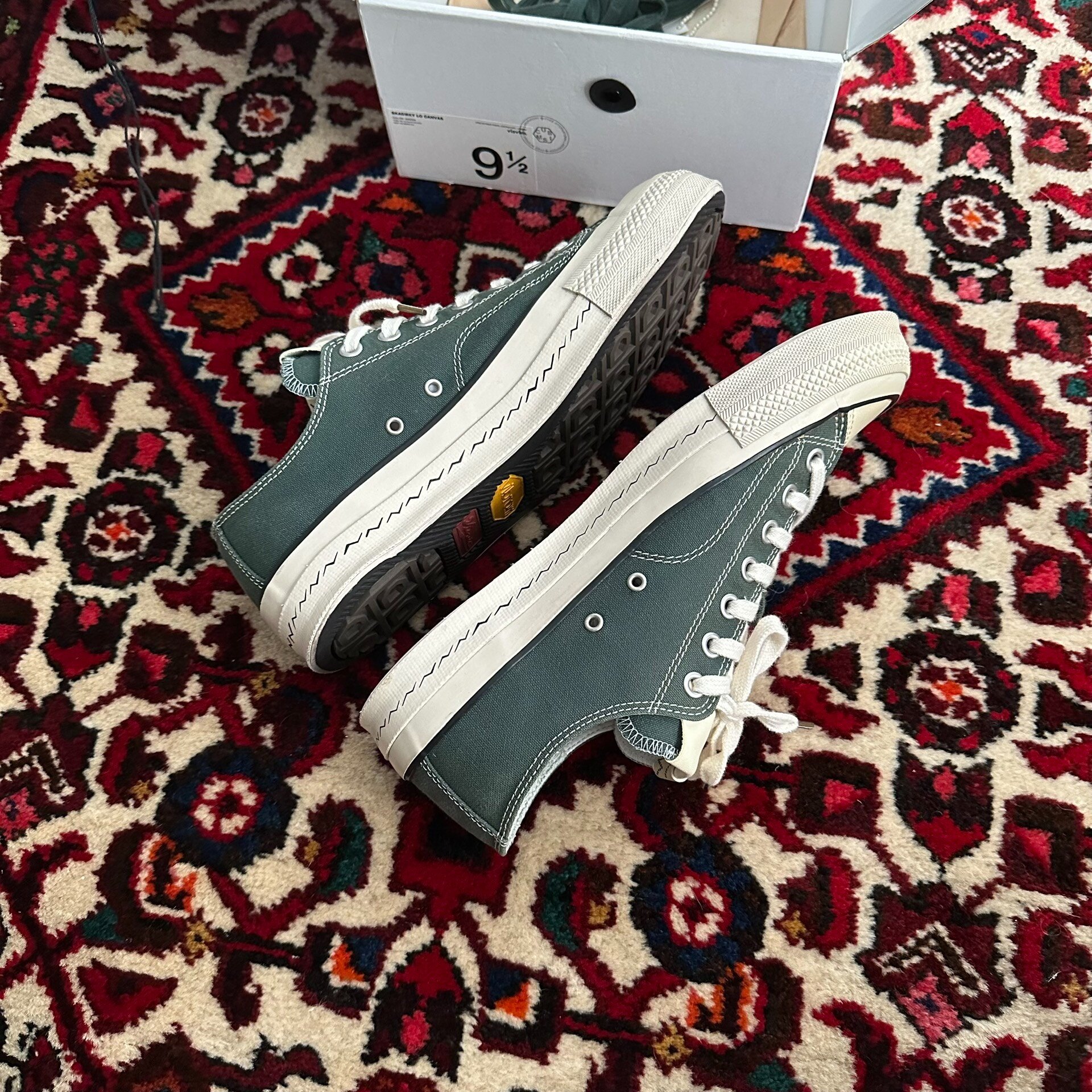 Visvim 23AW Skagway Low Canvas Shoes — back