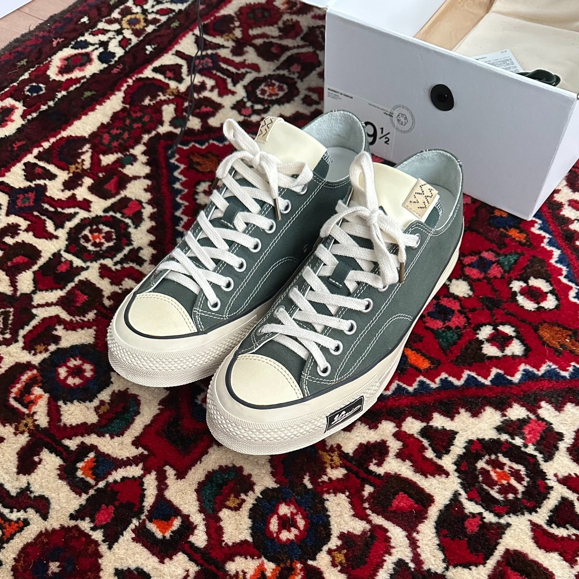 Visvim 23AW Skagway Low Canvas Shoes — front