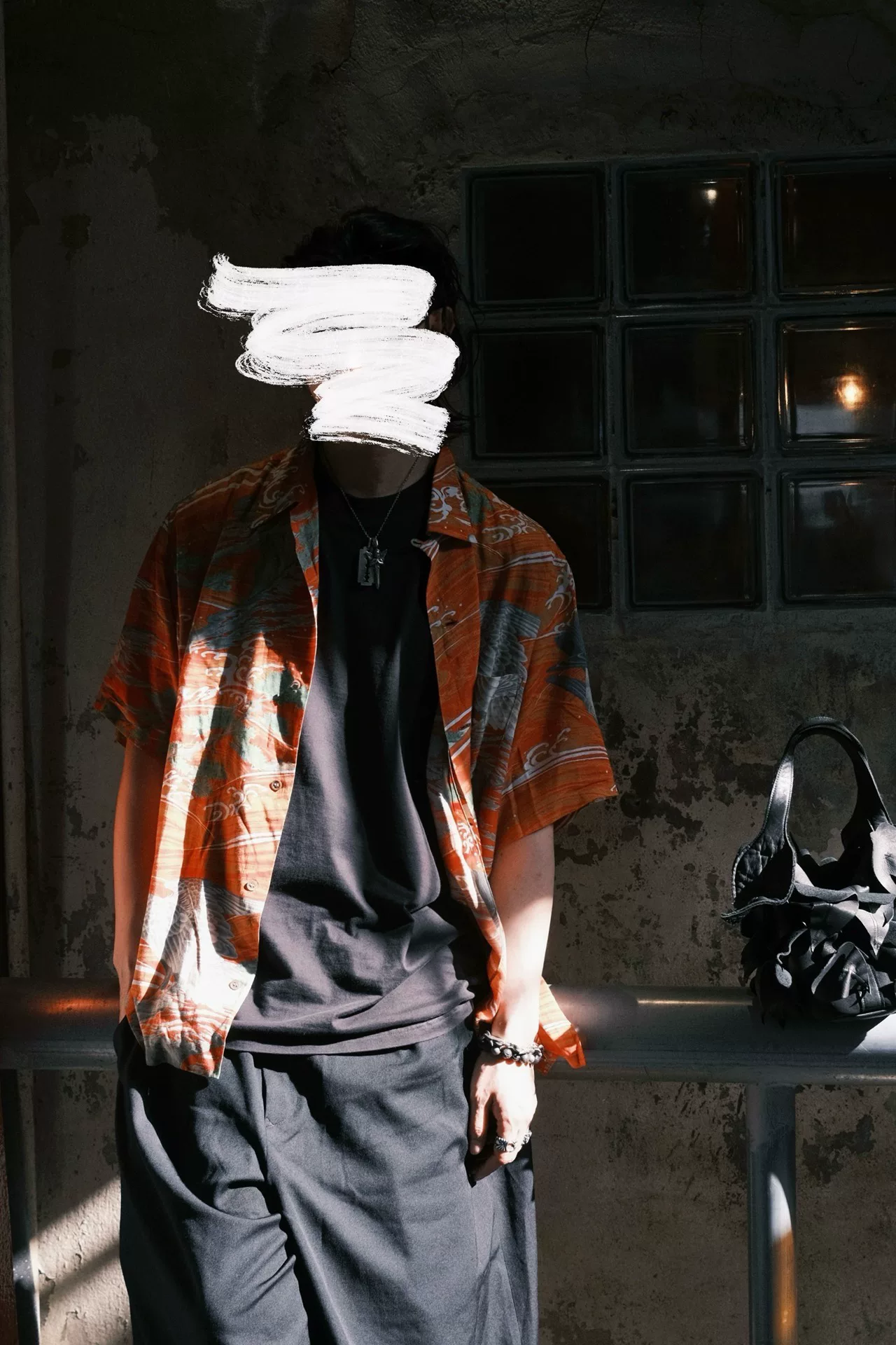 Yohji Yamamoto 90s Ukiyo-e Eagle Shirt — back