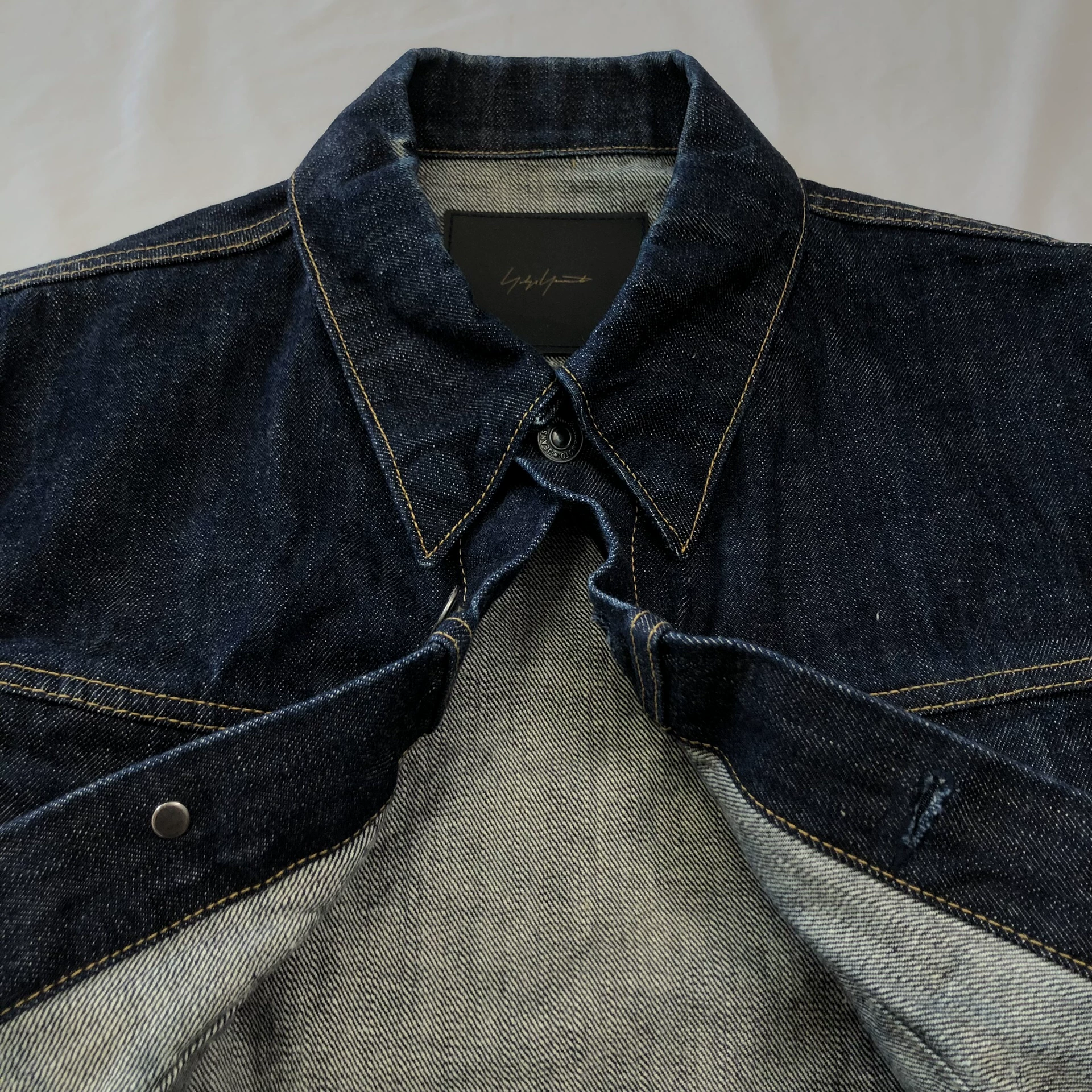 Yohji Yamamoto 2002SS Denim Jacket — label