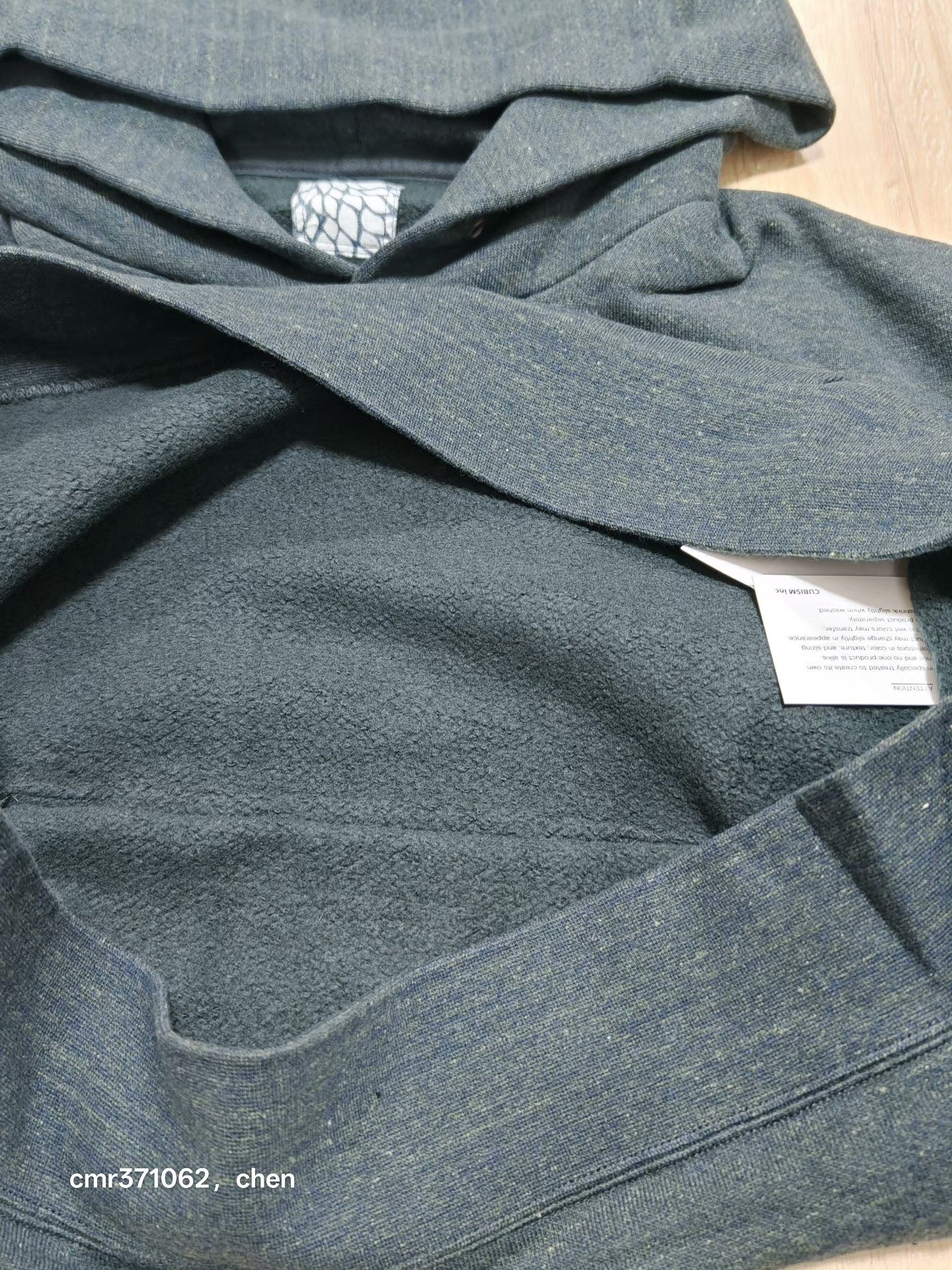 VISVIM 25 ICT JUMBO SB HOODIE — label
