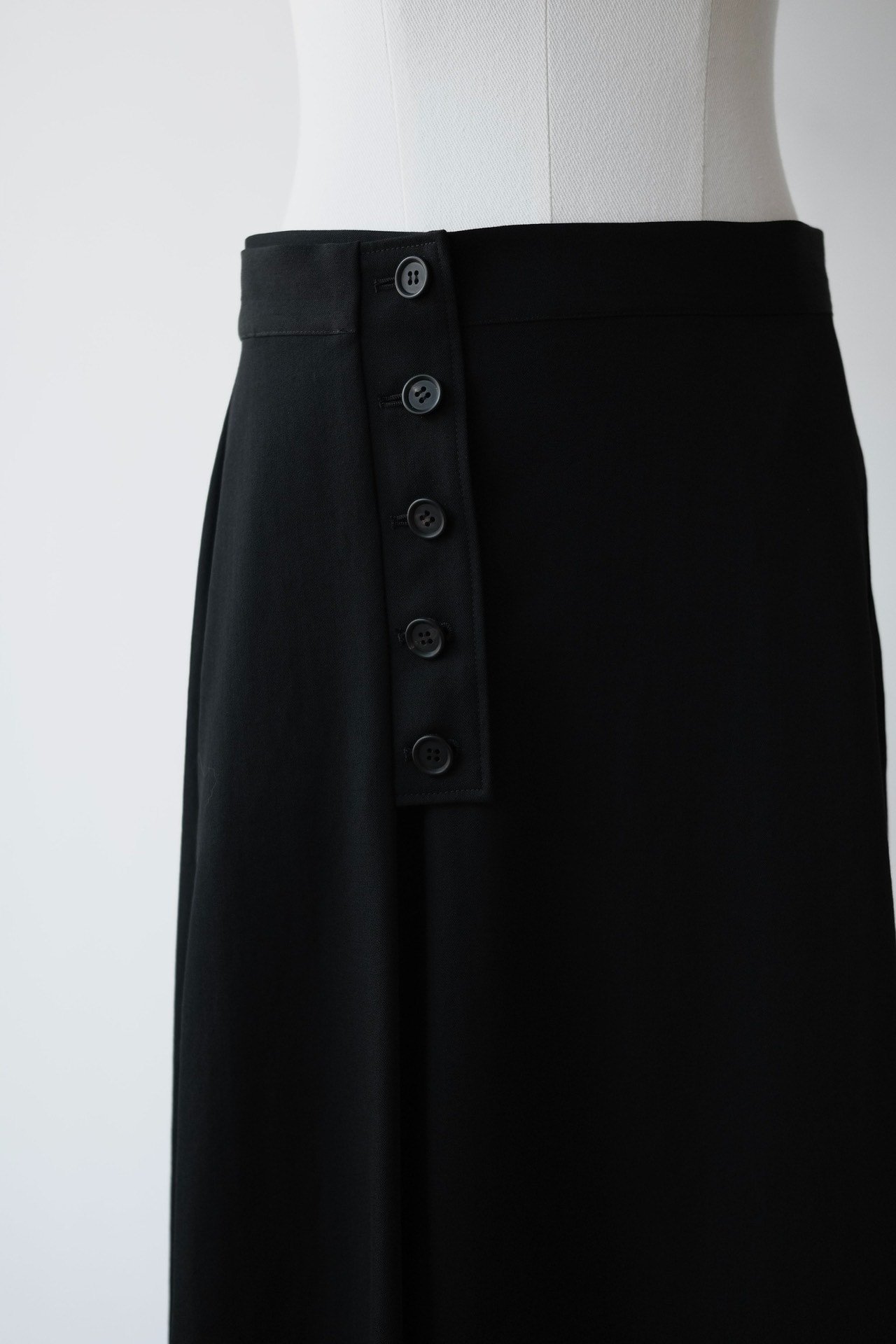 Yohji Yamamoto S'yte 26SS Irregular Skirt — detail