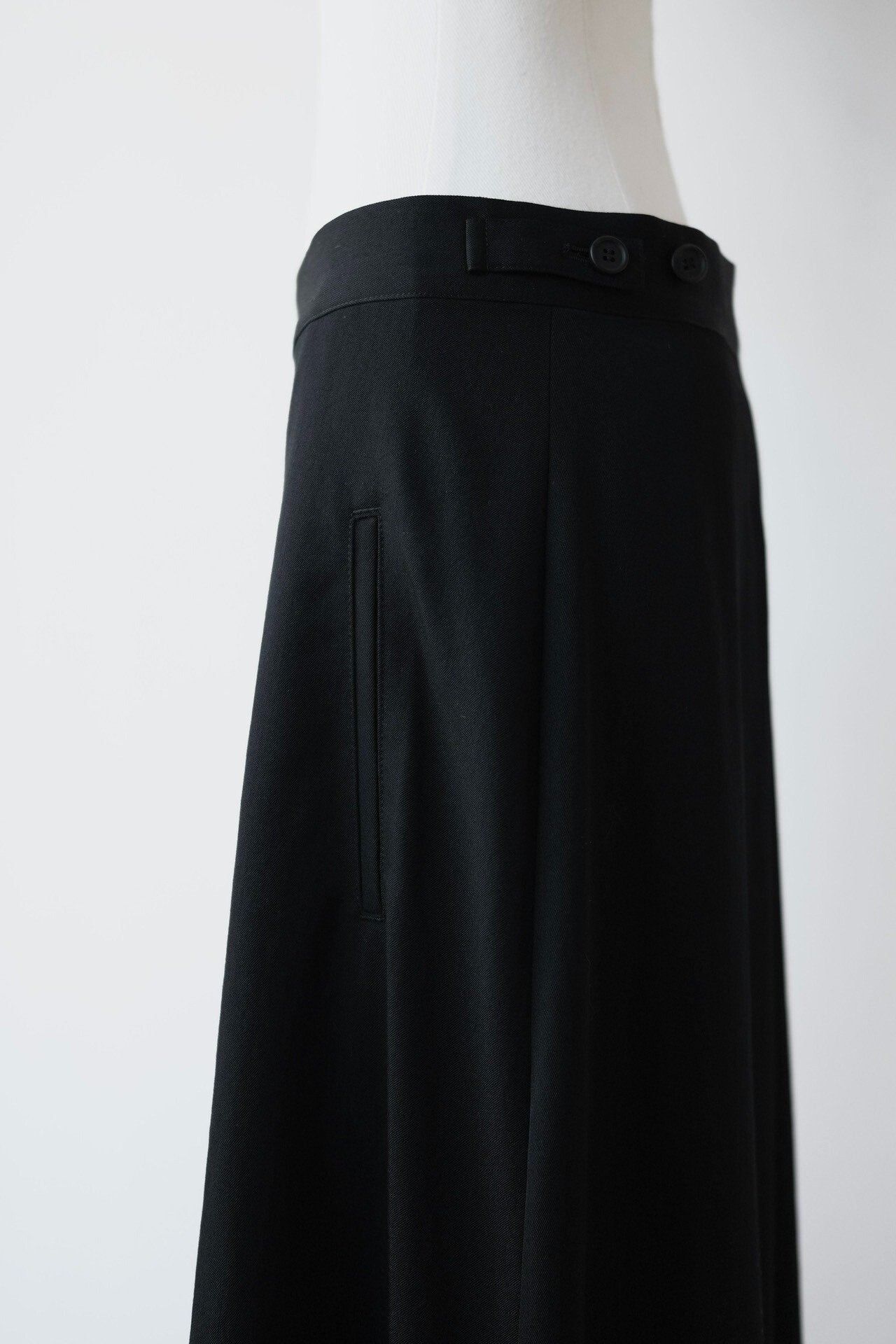 Yohji Yamamoto S'yte 26SS Irregular Skirt — back