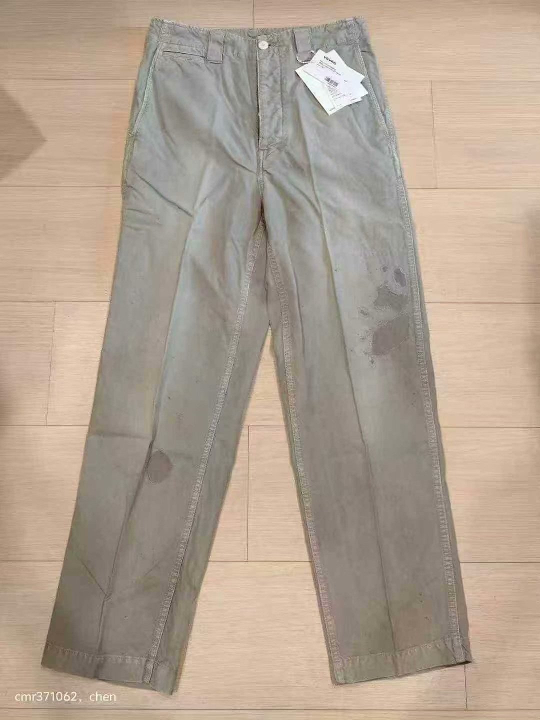 VISVIM 25SS Wide Chino Pants Crash
