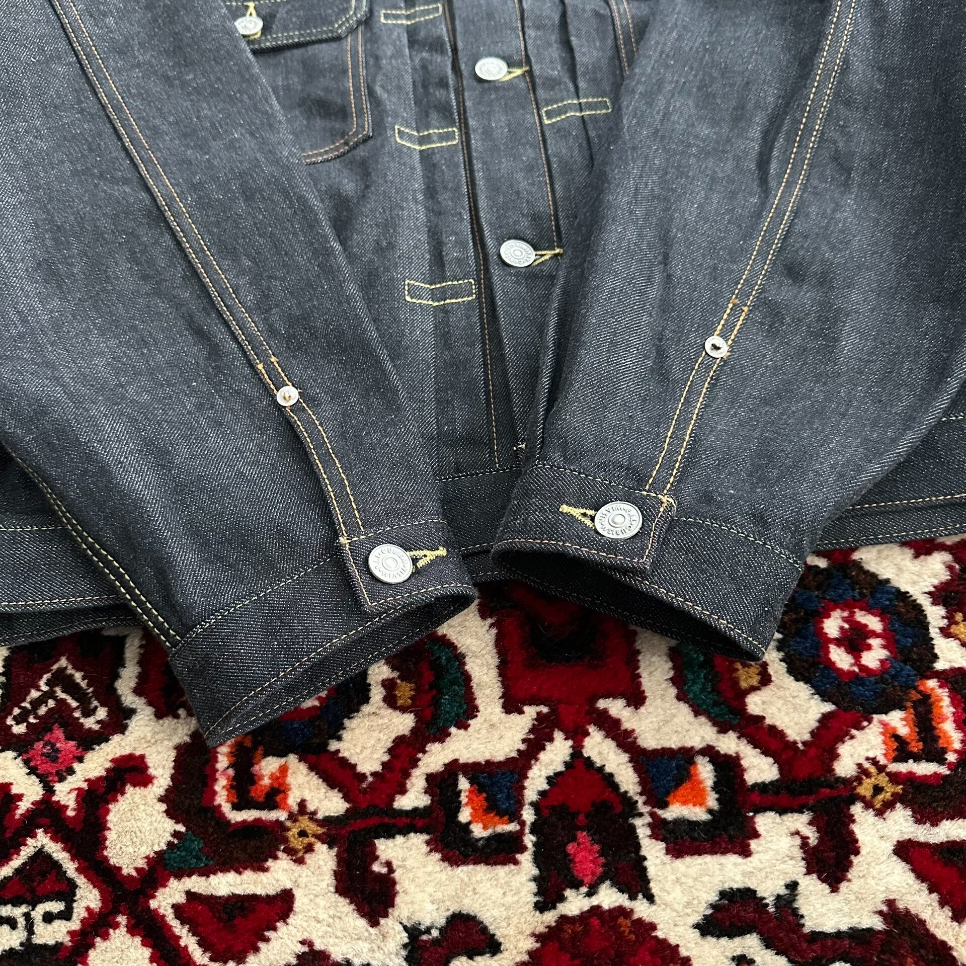 visvim 22AW ICT 101xx Denim Jacket — label