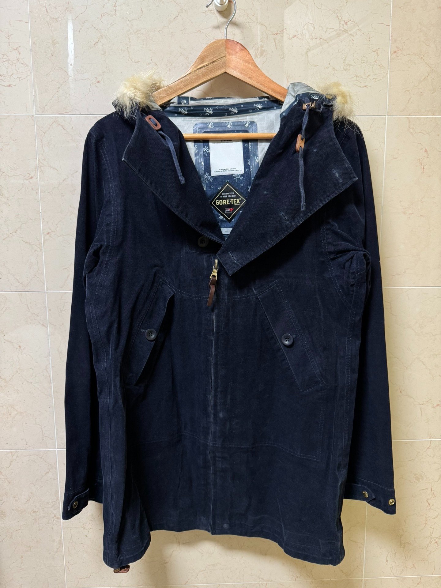 visvim awol smock 3L Gore-Tex coat — detail