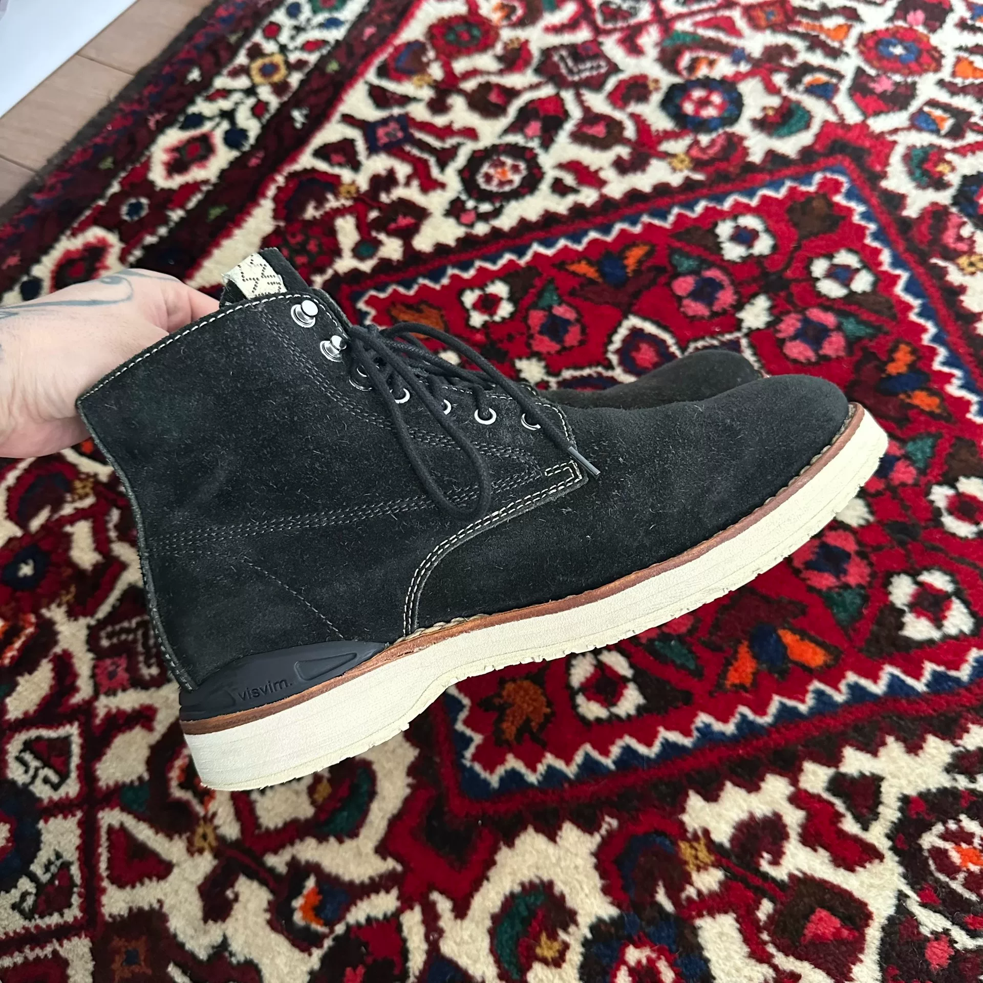 visvim 20ss Virgil Folk Boots — detail
