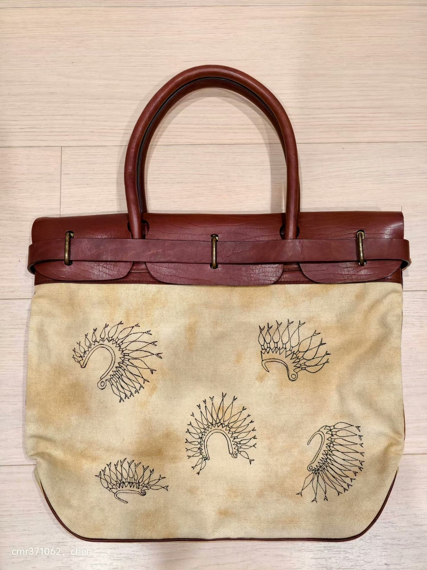 VISVIM 15AW MAIL SATCHEL CANVAS FR (S)