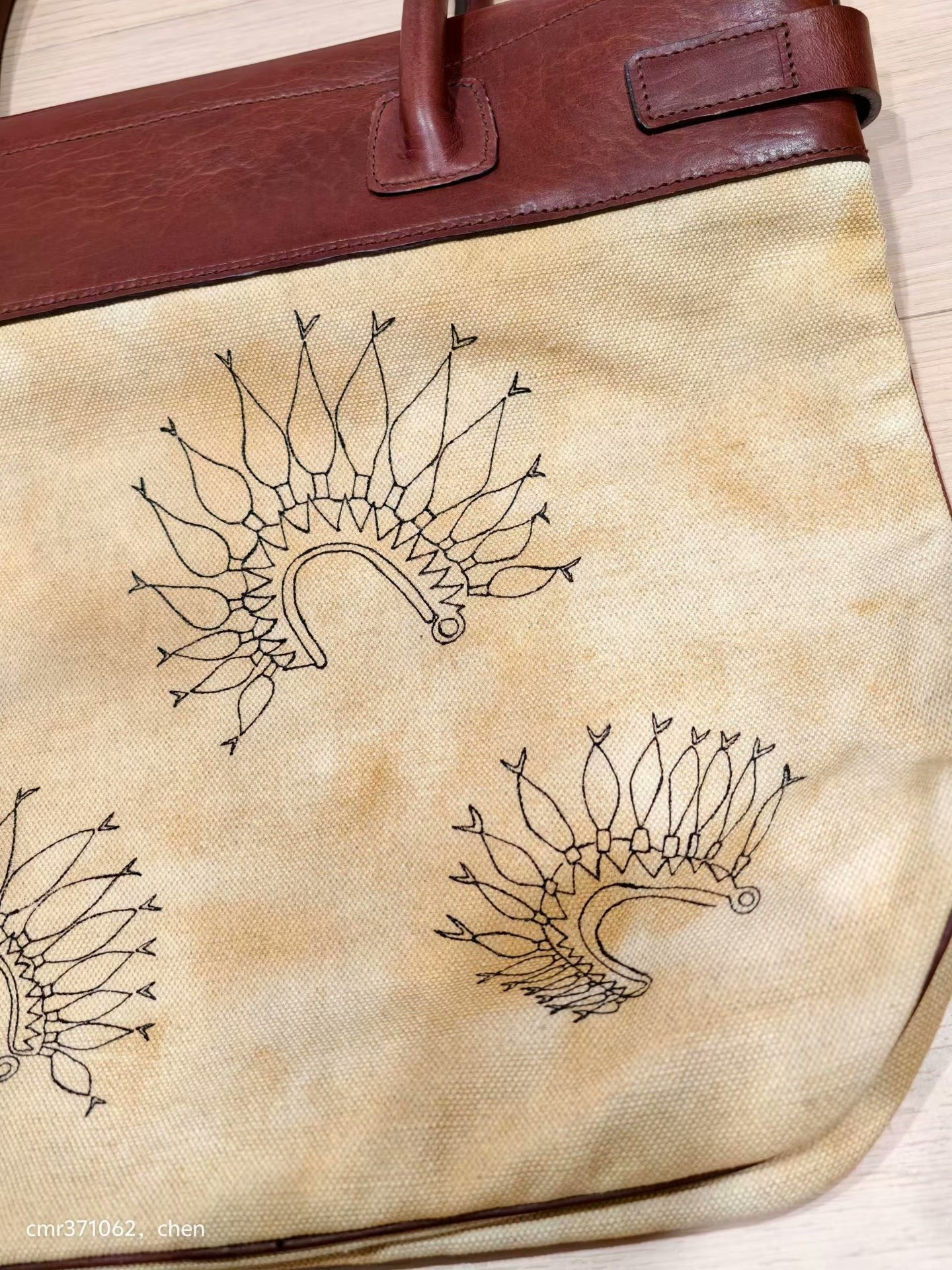 VISVIM 15AW MAIL SATCHEL CANVAS FR (S) — back
