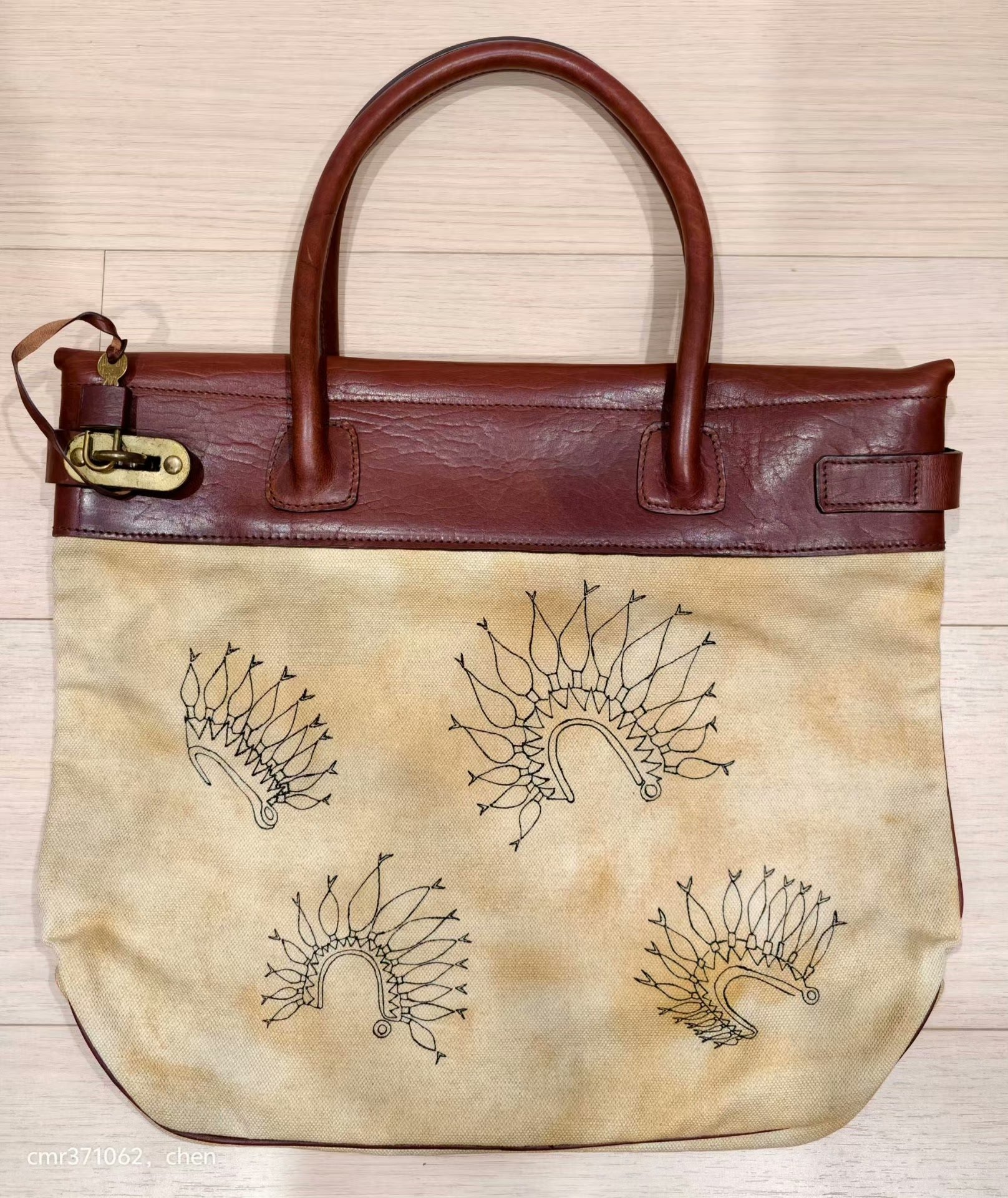 VISVIM 15AW MAIL SATCHEL CANVAS FR (S) — detail