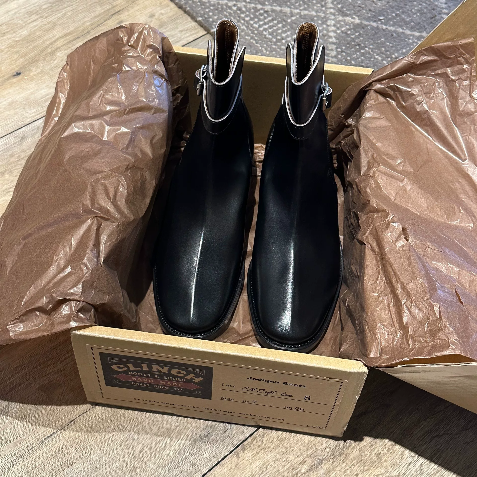 Clinch Jodhpur Soft-Toe Boots — detail