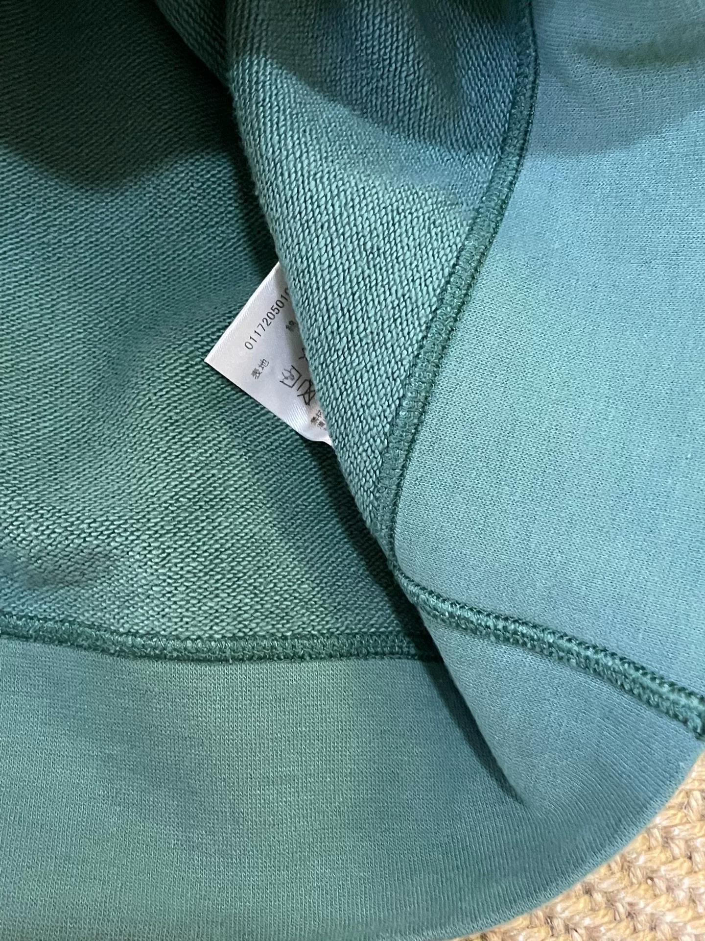 VISVIM 17AW Jumbo Crewneck Sweatshirt — back