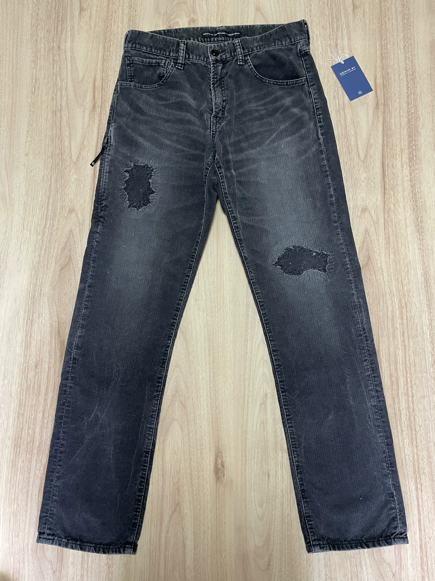 DENIM BY VANQUISH Fragment Washed Corduroy Pants