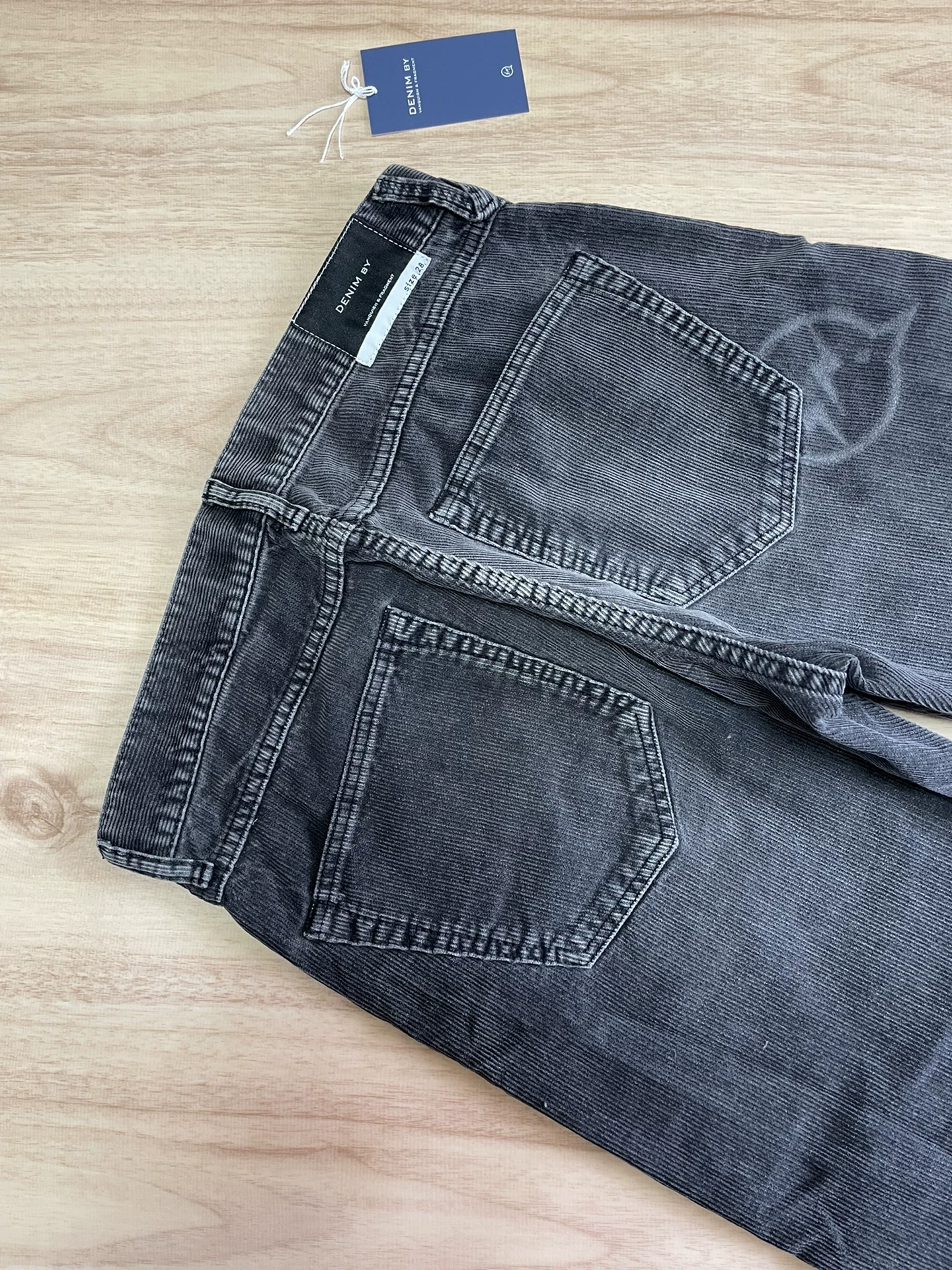 DENIM BY VANQUISH Fragment Washed Corduroy Pants — back