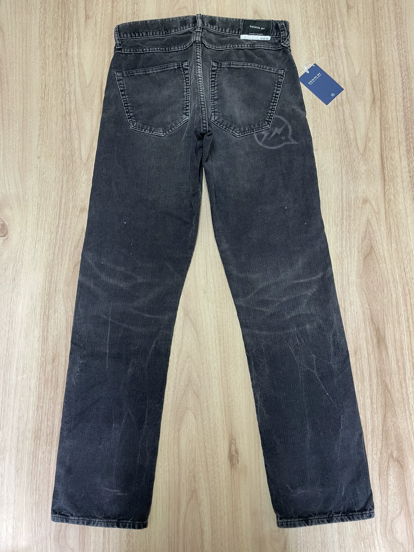 DENIM BY VANQUISH Fragment Washed Corduroy Pants — front