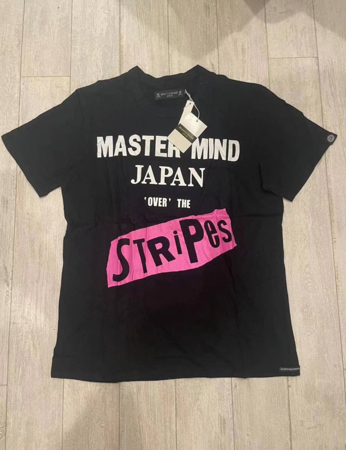 mastermind japan x Over the Stripes tee