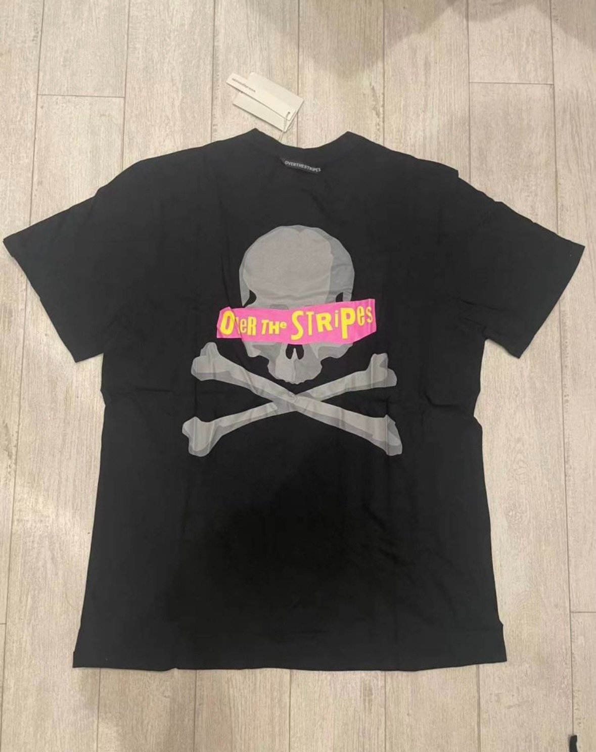 mastermind japan x Over the Stripes tee — detail