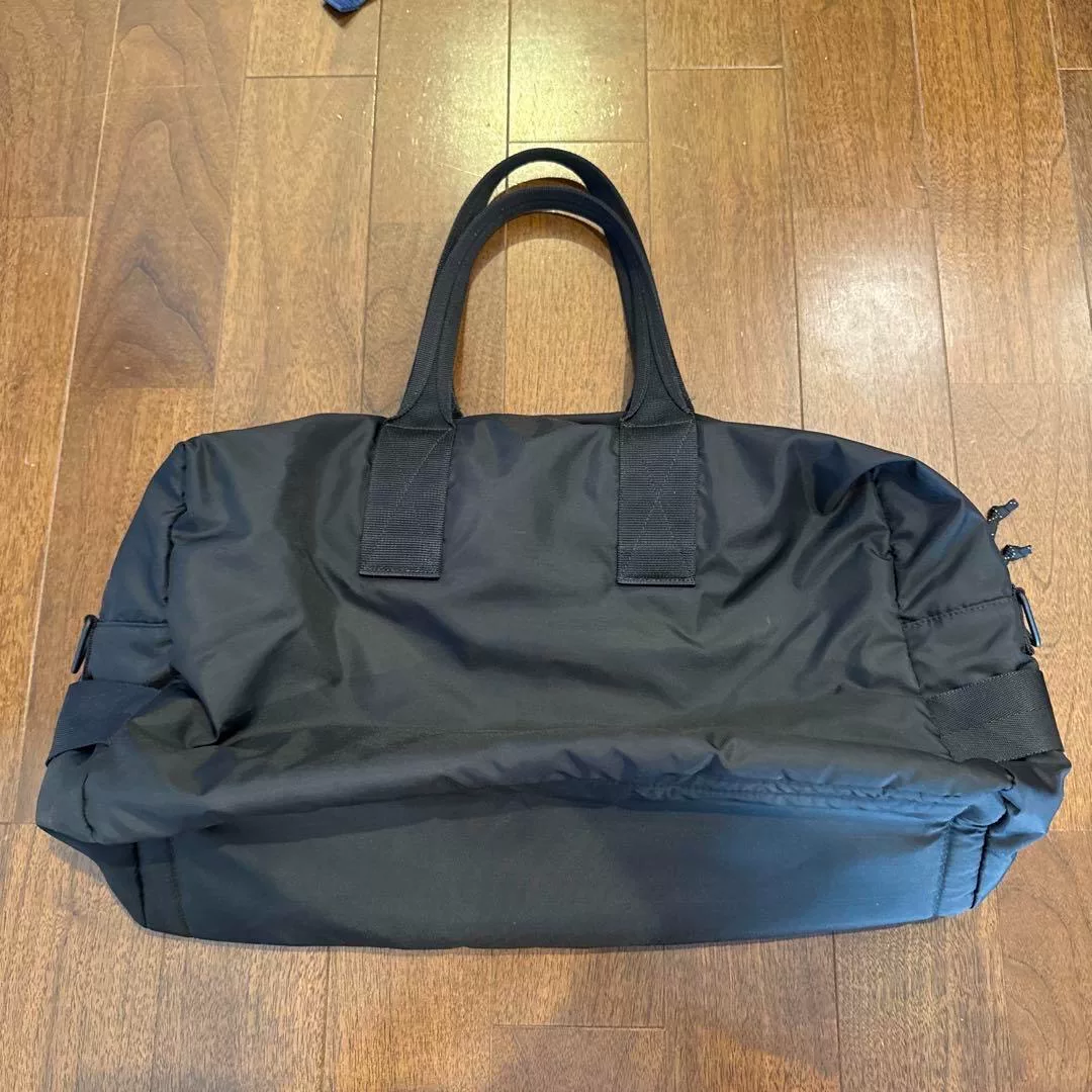 PORTER 2WAY Black Duffle Bag — detail