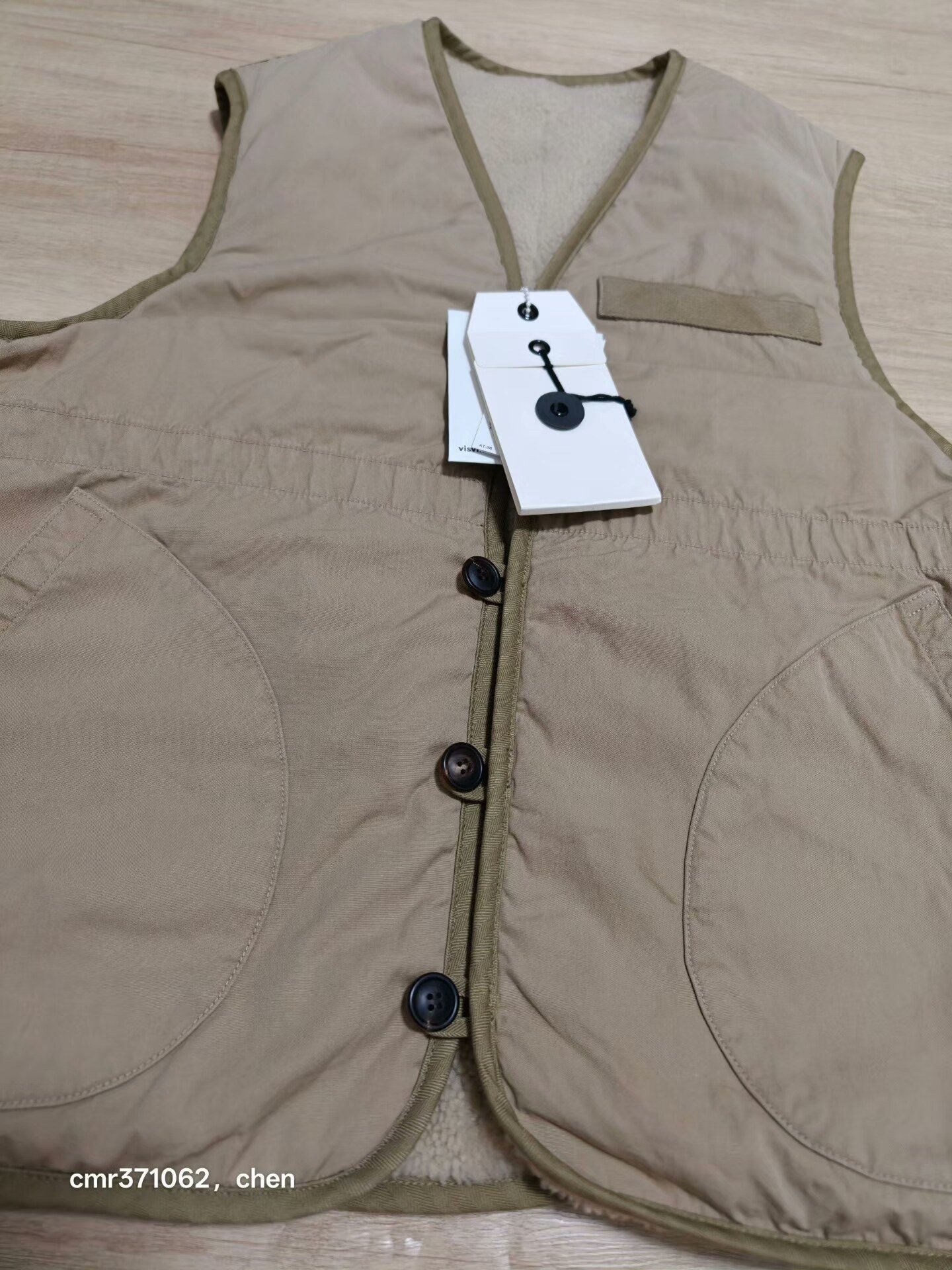 visvim 23aw Rawly Vest — front