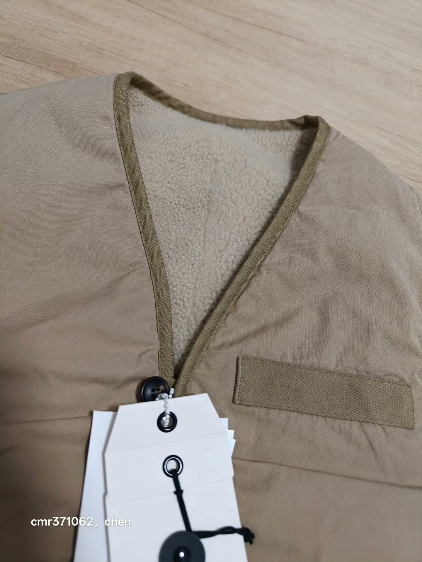 visvim 23aw Rawly Vest — detail