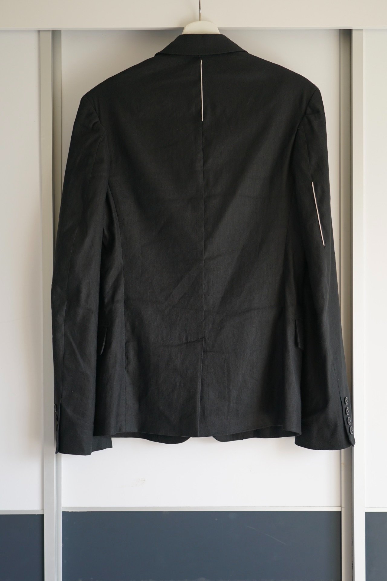 Yohji Yamamoto 2016 SS Agent White Stripe Blazer — front