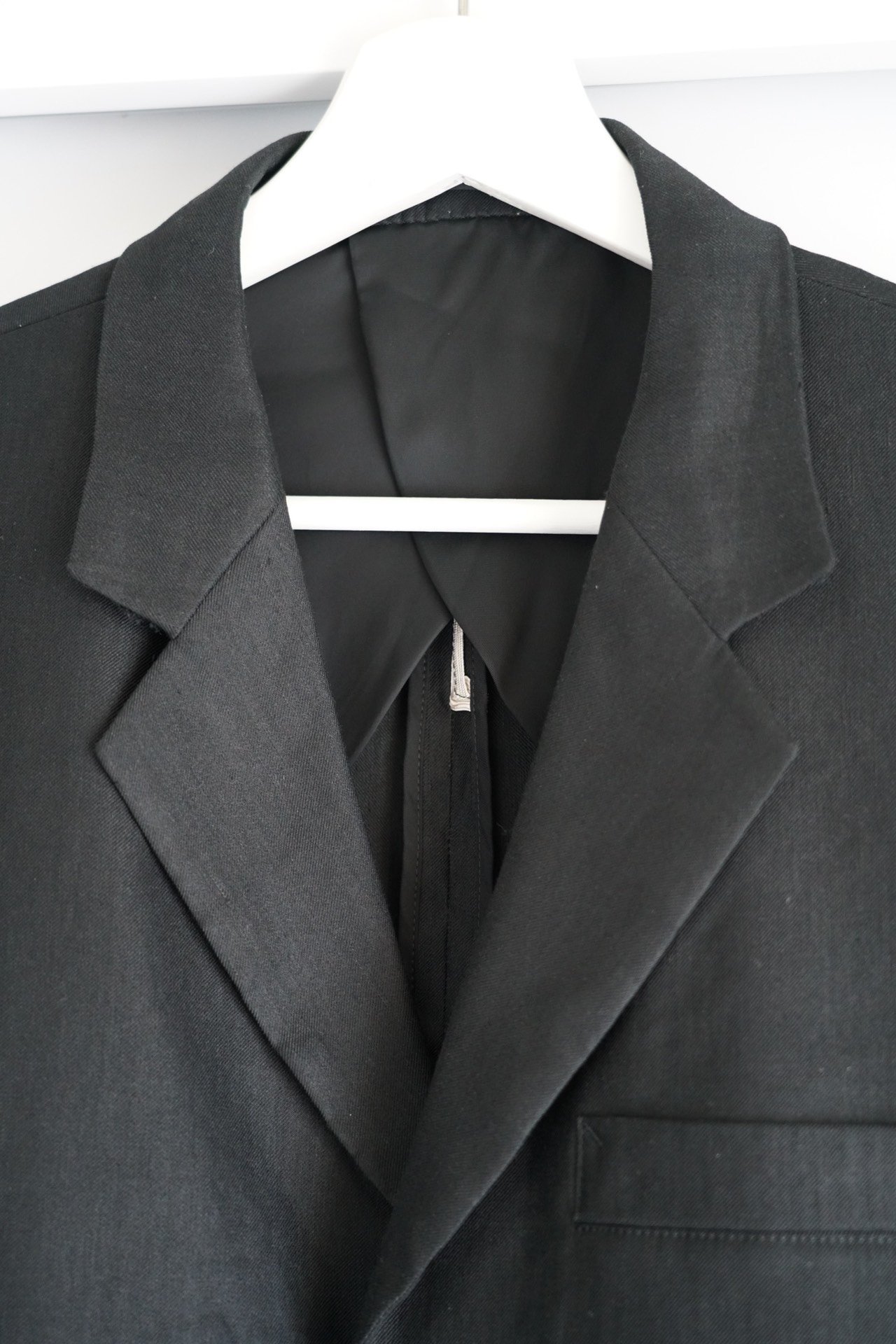 Yohji Yamamoto 2016 SS Agent White Stripe Blazer — back