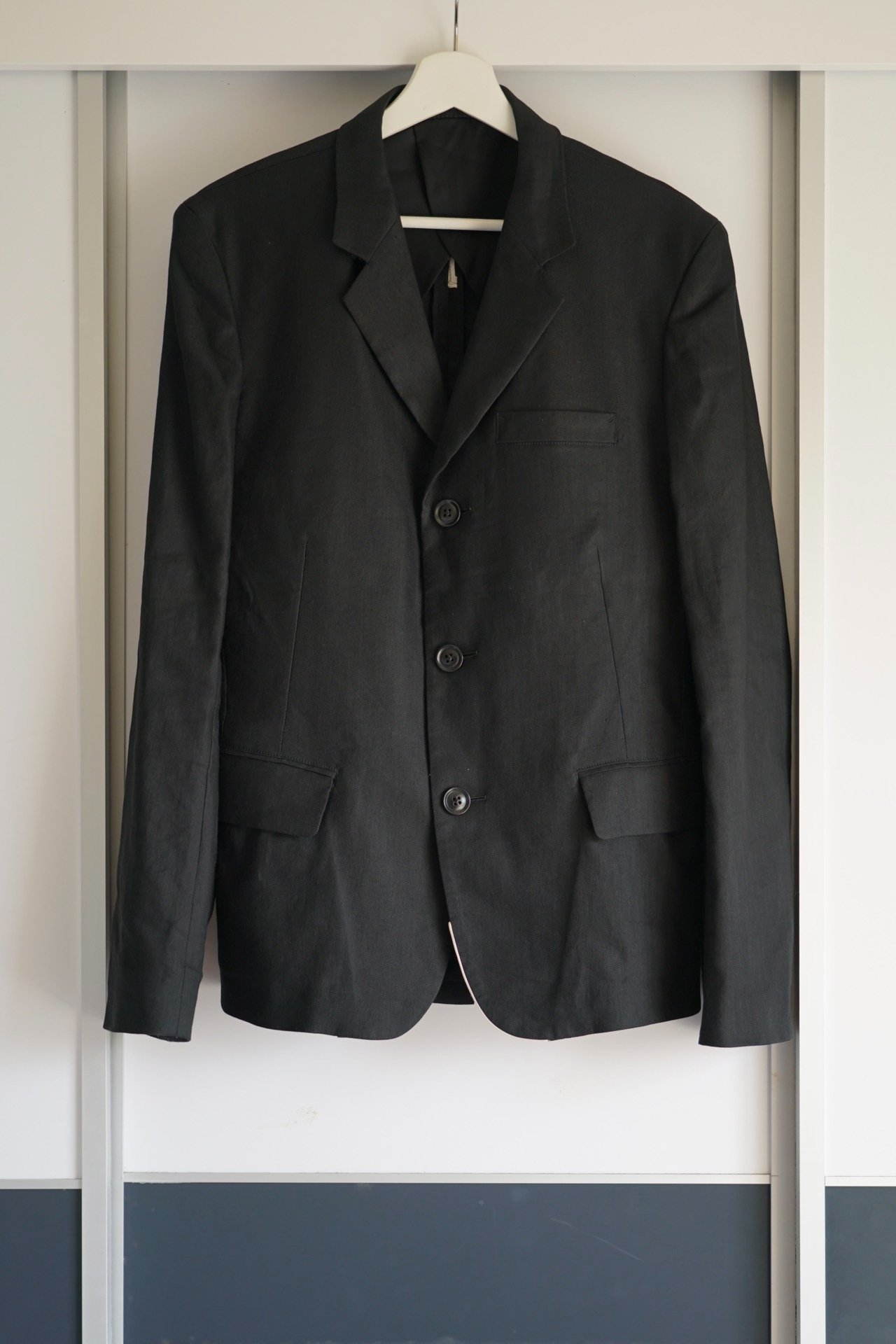 Yohji Yamamoto 2016 SS Agent White Stripe Blazer