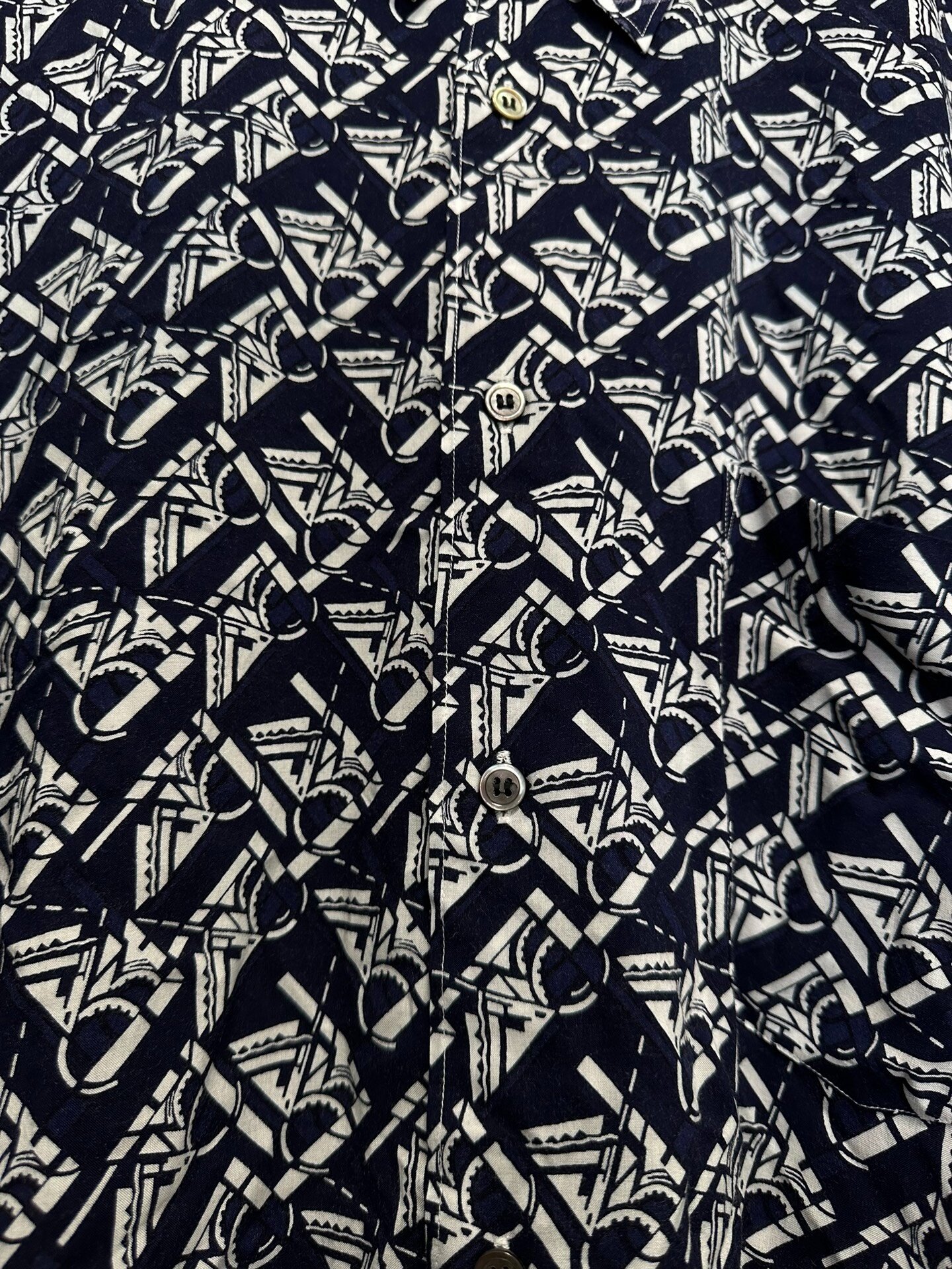 Comme des Garçons 95SS Graphic Runway Shirt — back