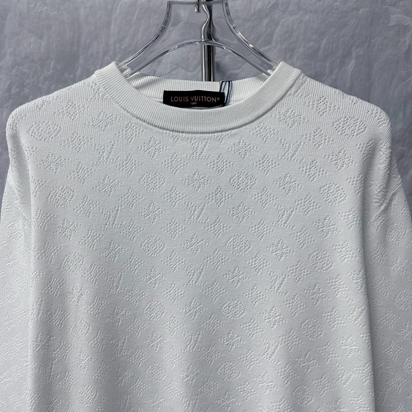 Louis Vuitton SS25 Openwork Knit Top — front