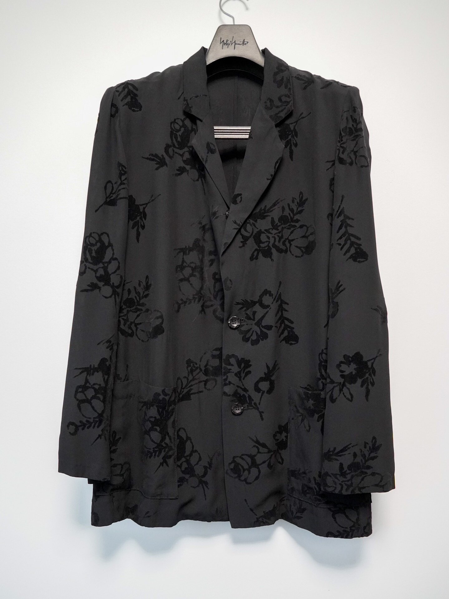 Yohji Yamamoto 1997SS Velvet Floral Blazer