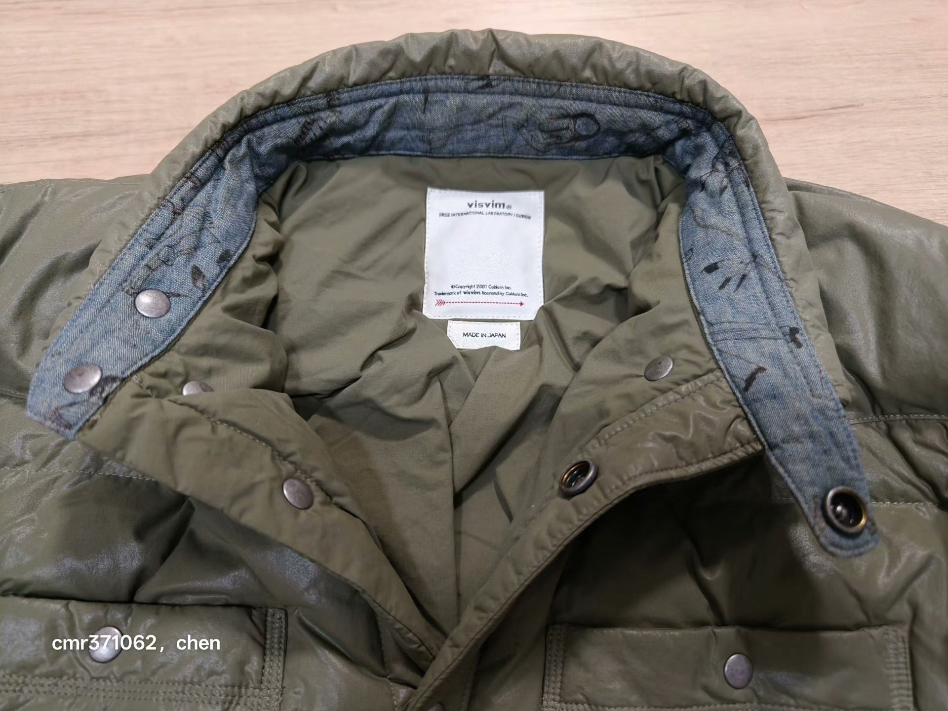 visvim 18AW Kerchief Down Jacket — front