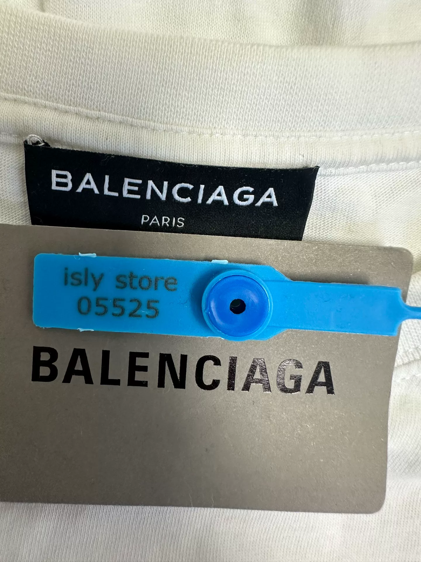 Balenciaga Red 'SINNERS' Logo Crew T-shirt — back