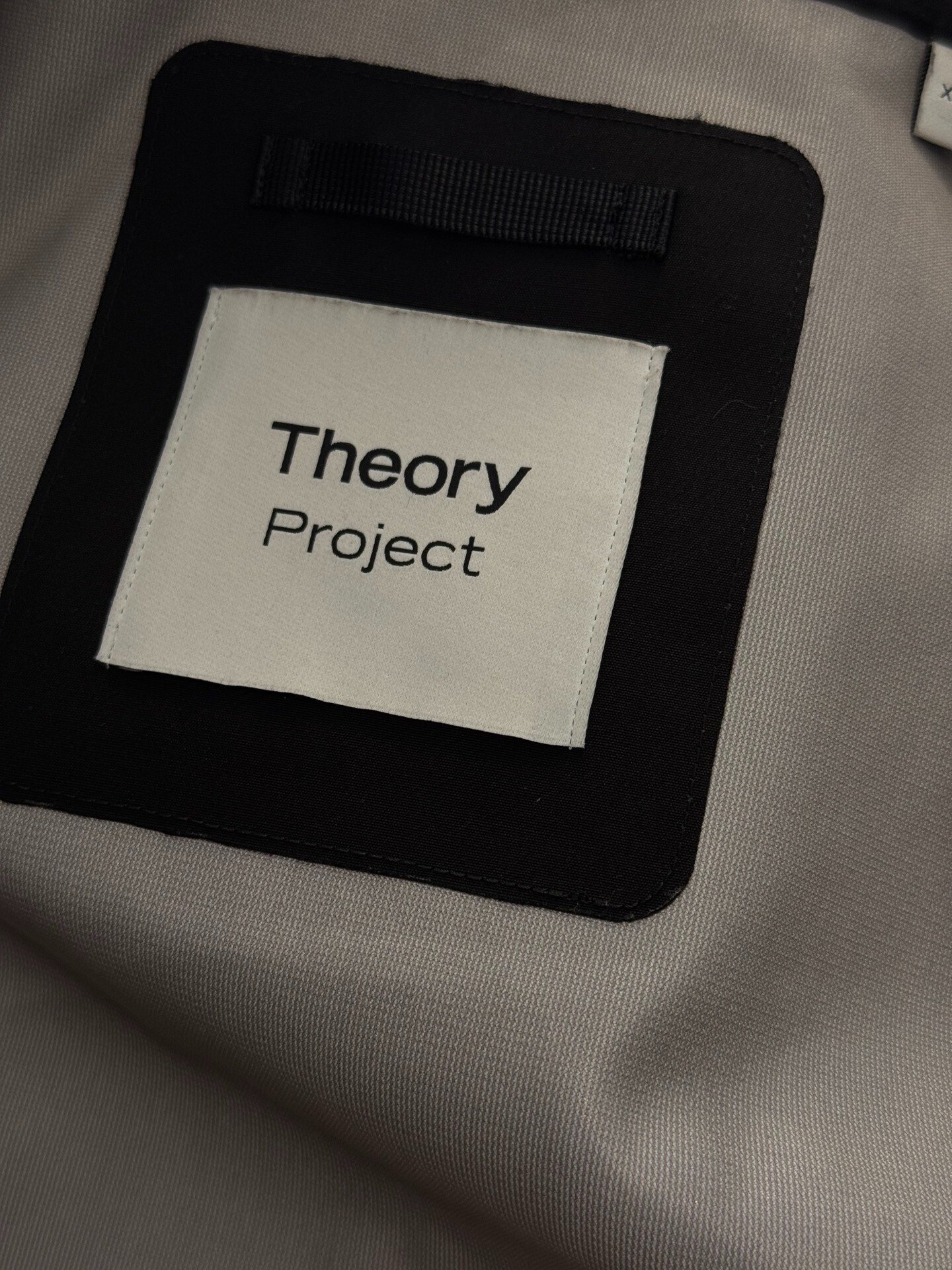 Theory Hardshell Military Style Jacket — back
