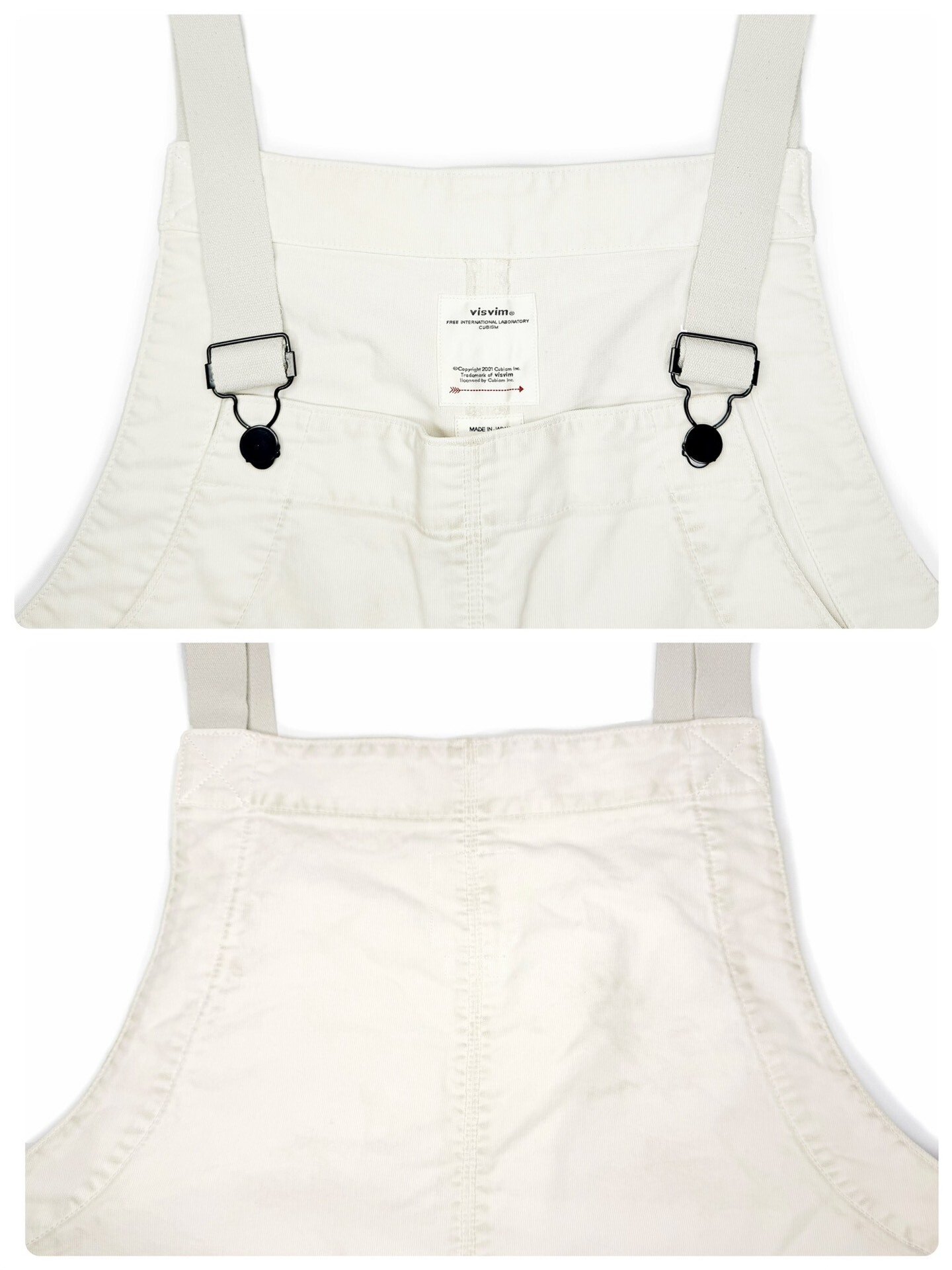 Visvim 22ss G.Cords Off-White Overalls — back