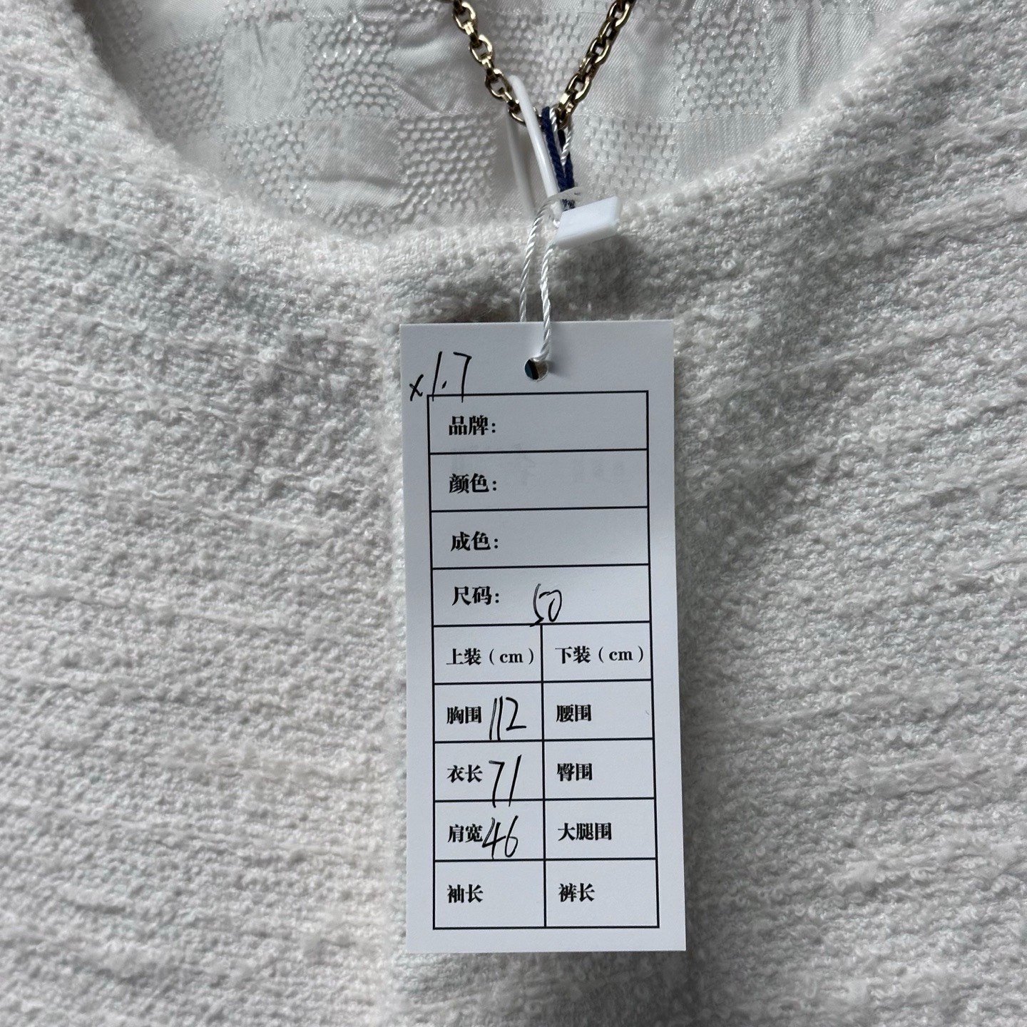 Louis Vuitton FW24 Collarless Coat — back