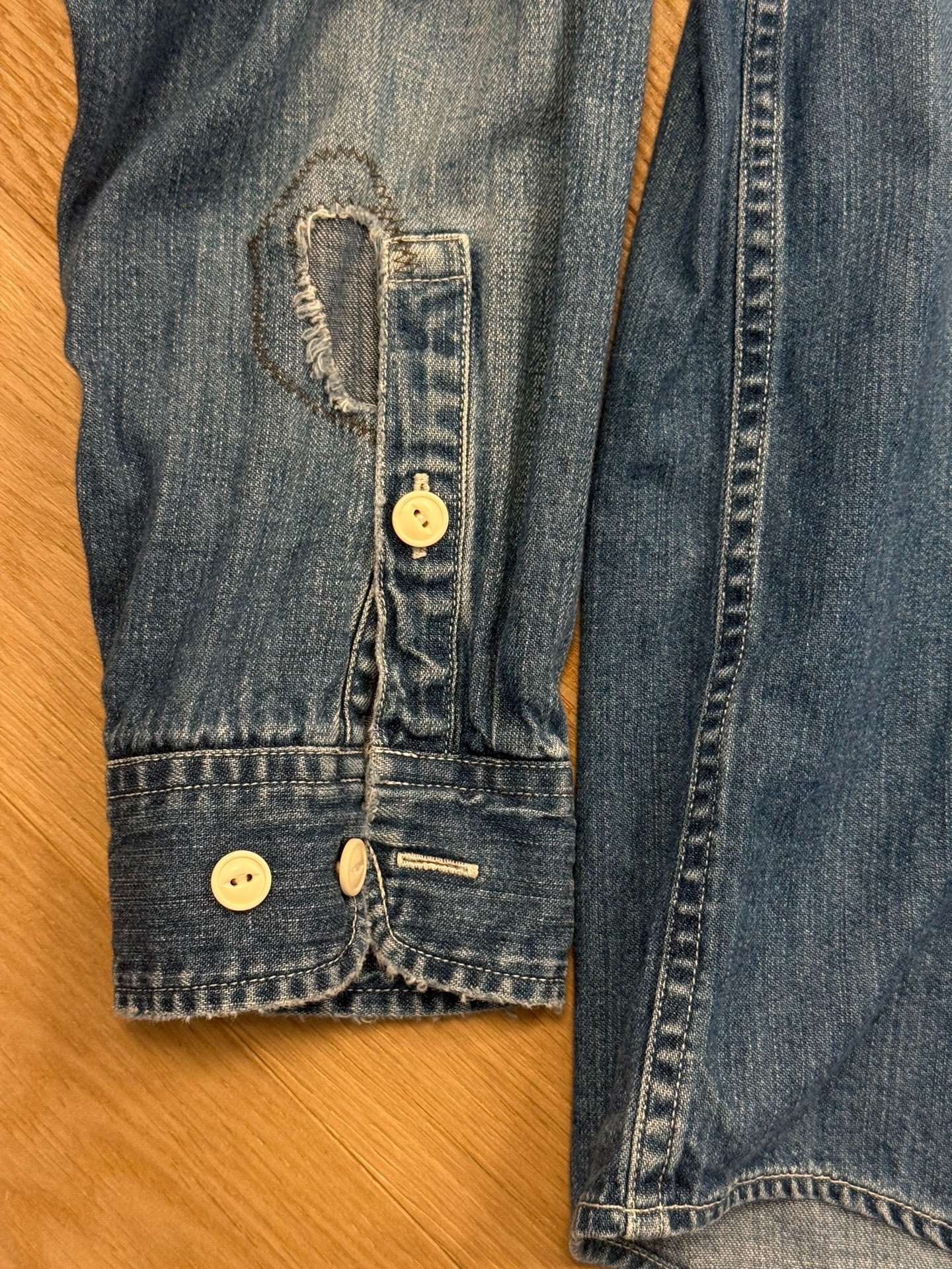 Visvim 20ss Lumber Shirt Damaged — back