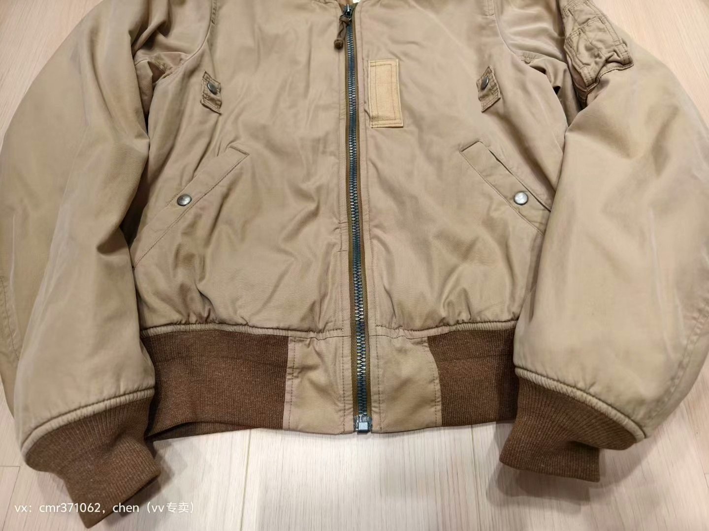 VISVIM 20SS THORSON MA1 Jacket — detail