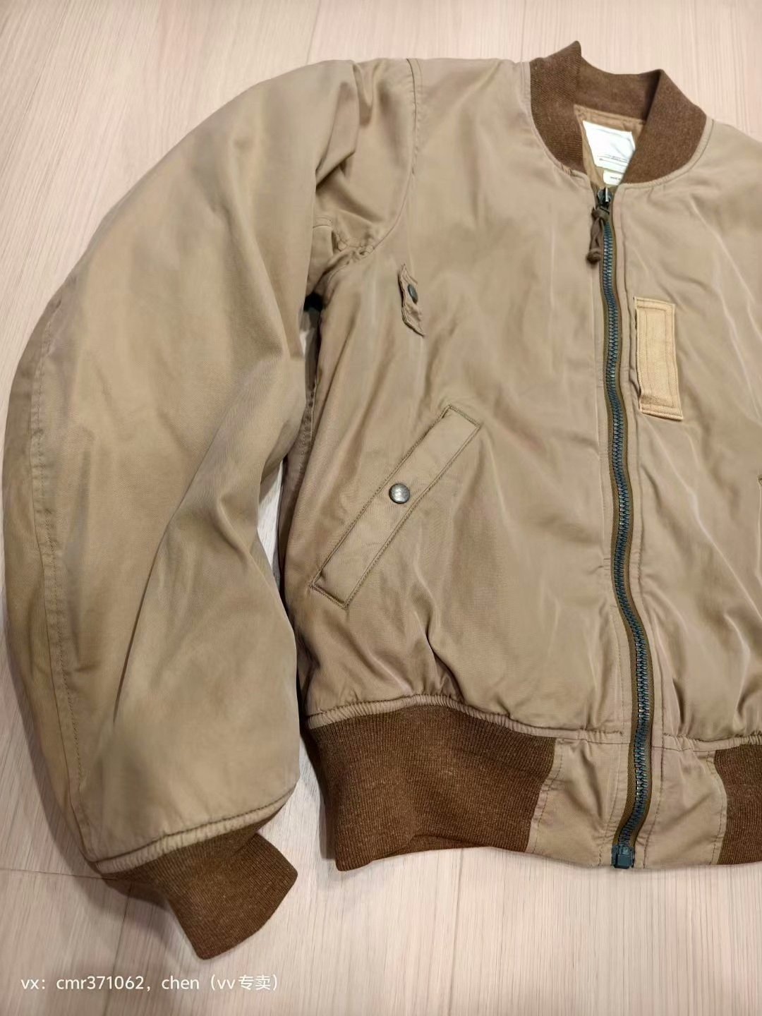 VISVIM 20SS THORSON MA1 Jacket — label