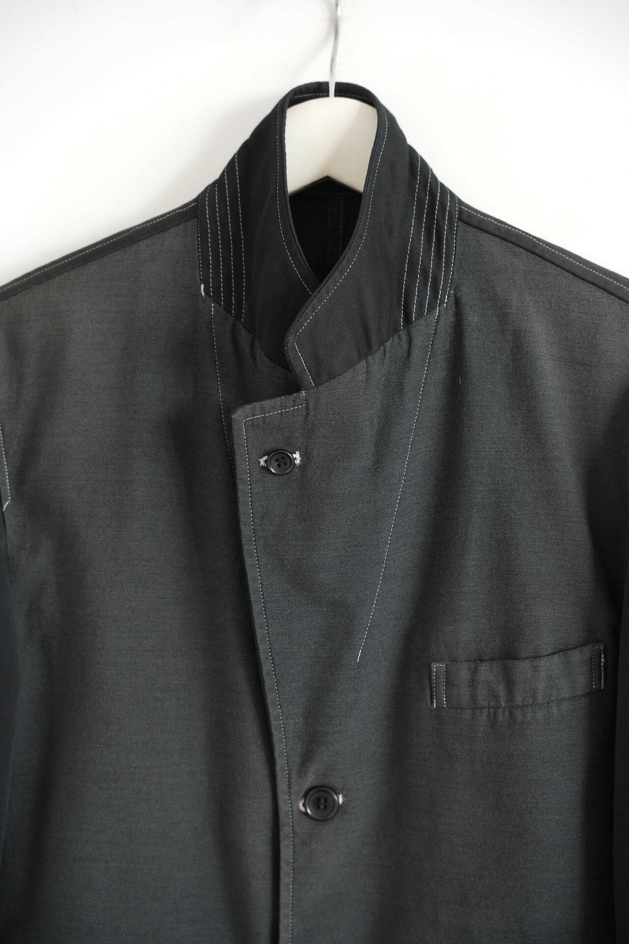 Comme des Garçons 02AW Topstitch Blazer — back